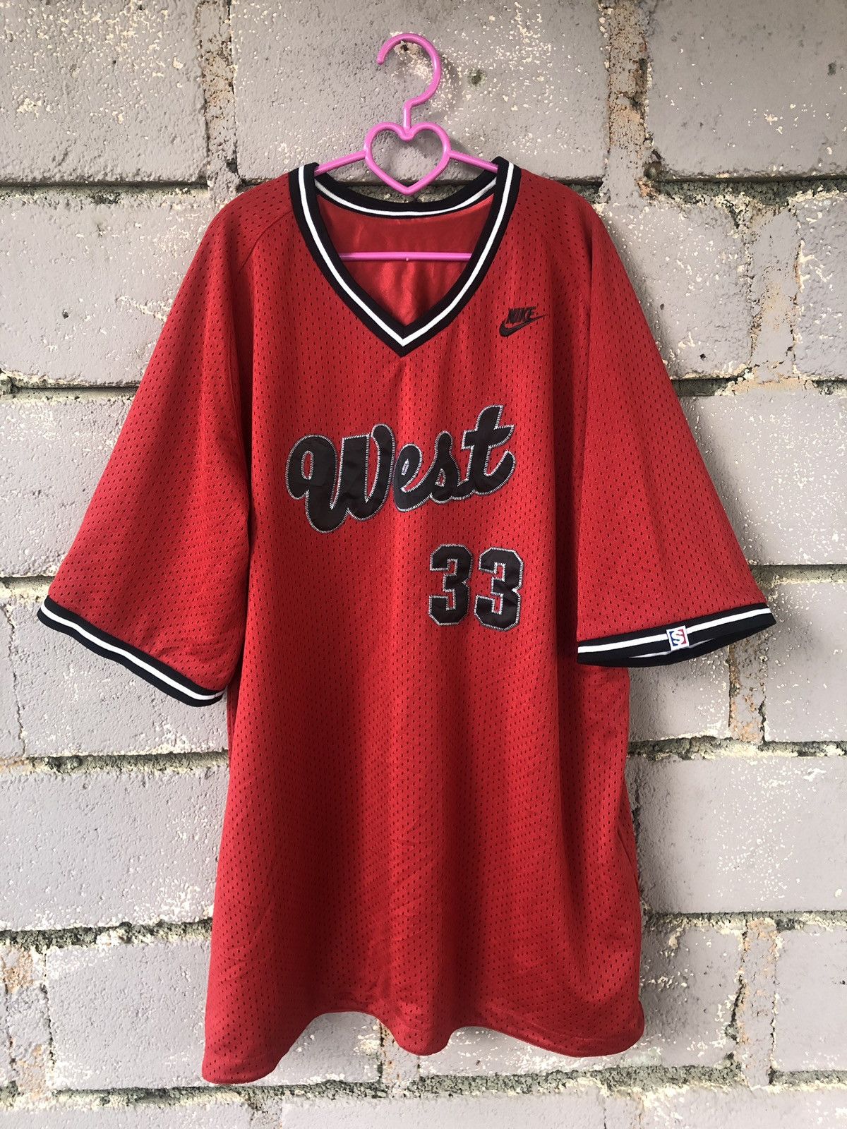 Nike Rare Vintage Nike West 33 Reversible Jersey Size US XL / EU 56 / 4 - 1 Thumbnail