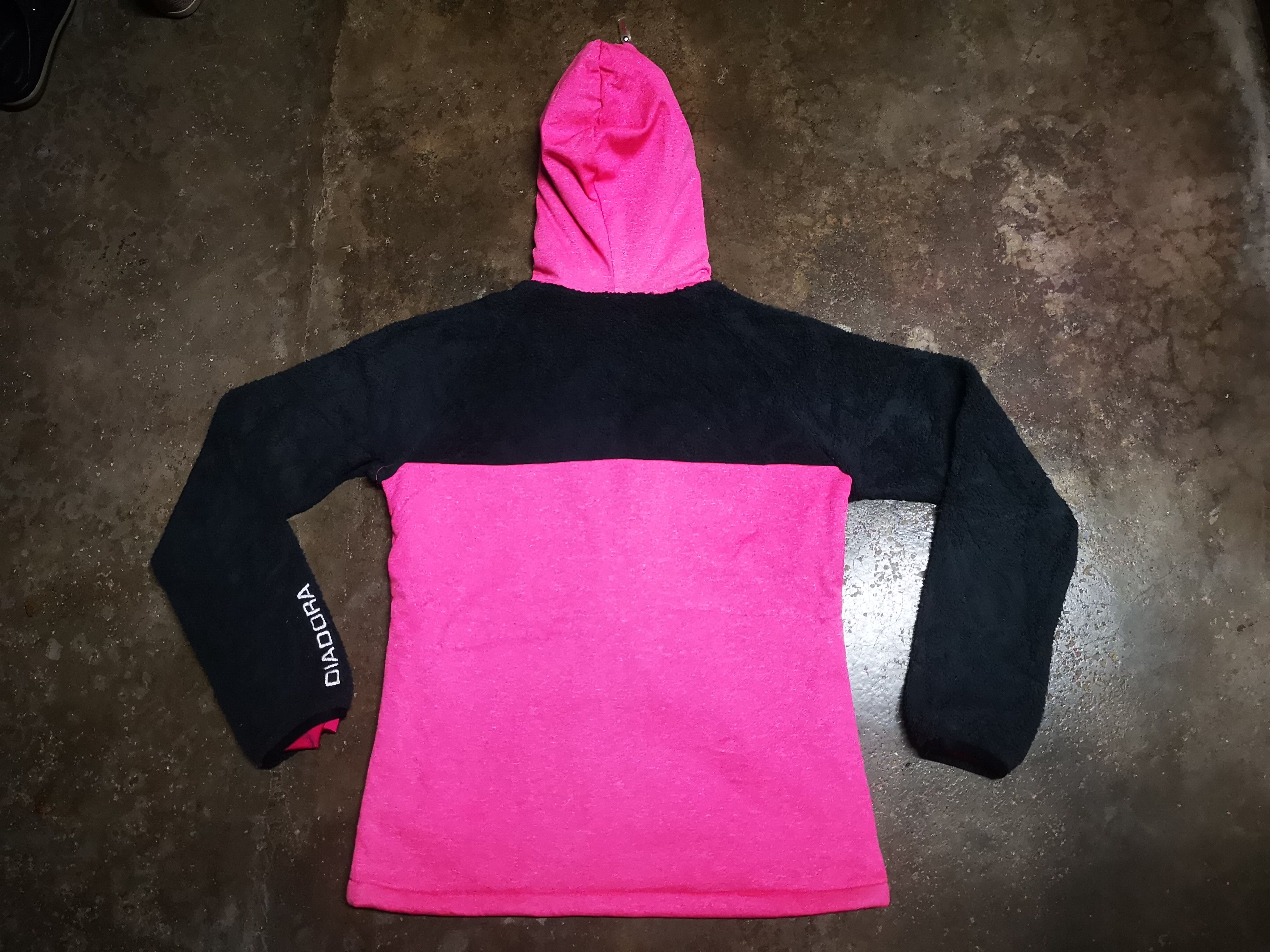Diadora × Vintage Diadora Fleece Hoodie Zipper Fully Size L / US 10 / IT 46 - 4 Thumbnail