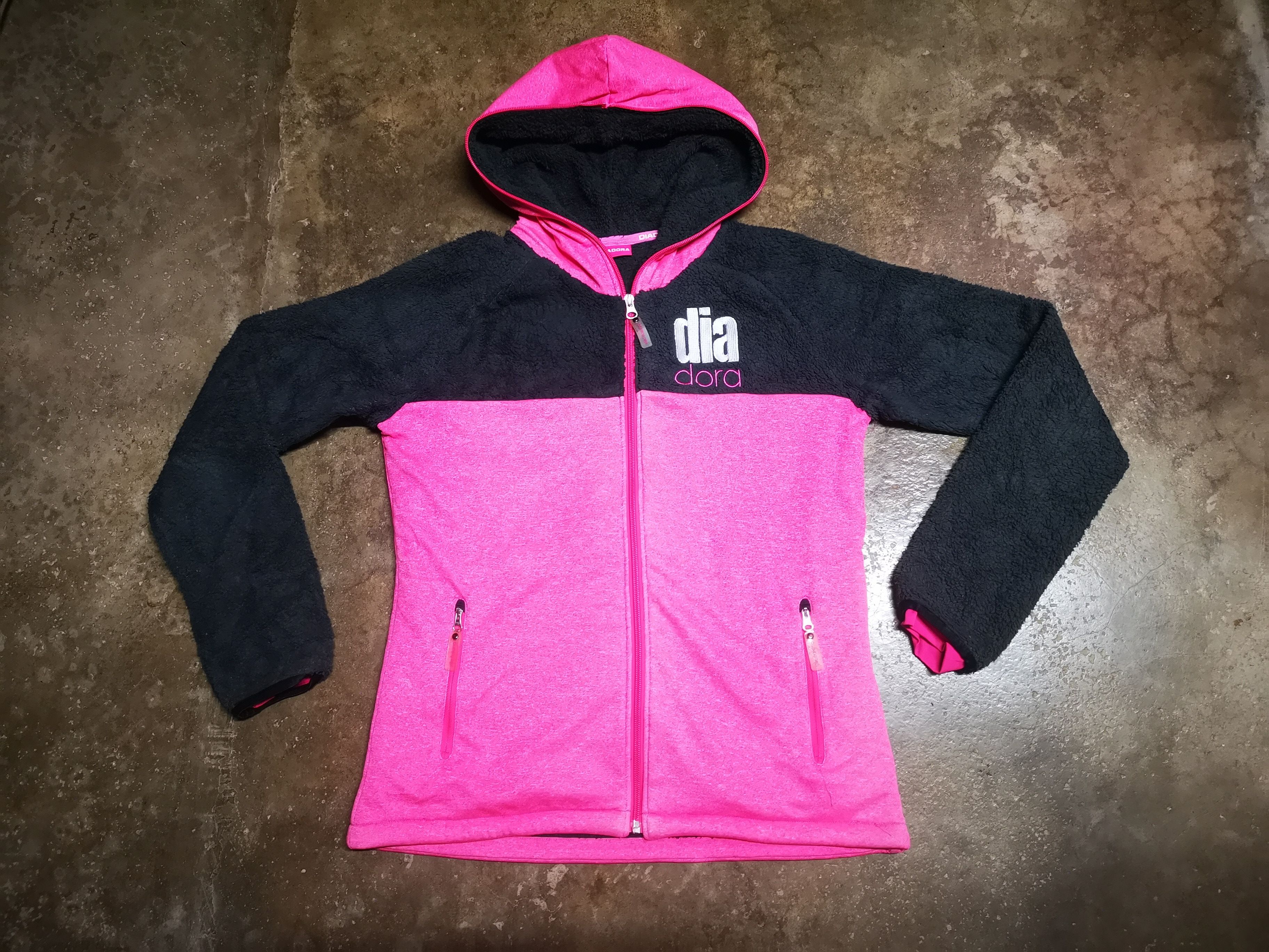 Diadora × Vintage Diadora Fleece Hoodie Zipper Fully Size L / US 10 / IT 46 - 3 Thumbnail