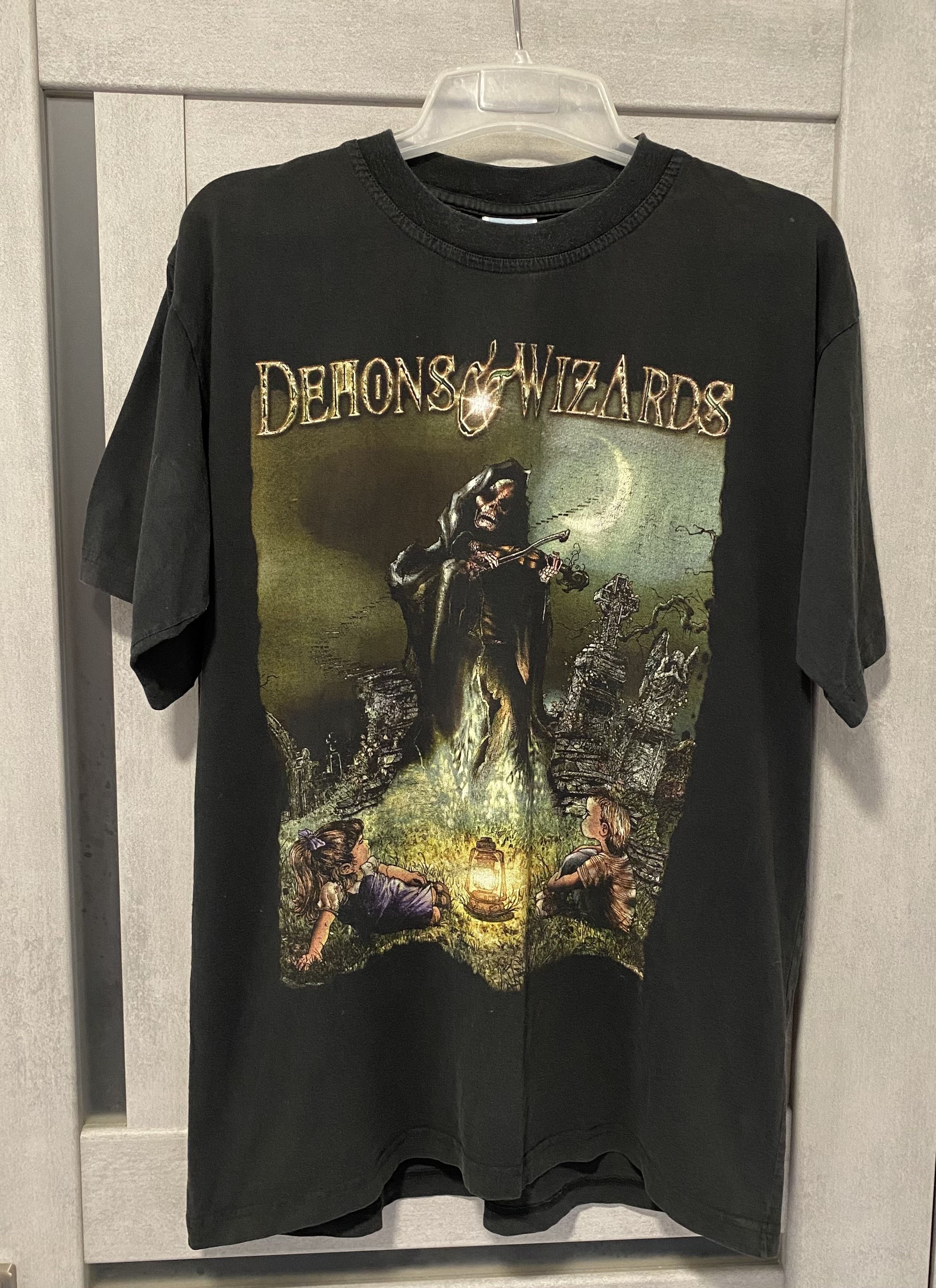 Band Tees Vintage 2000 Demons & Wizards t-shirt Size US XL / EU 56 / 4 - 1 Thumbnail