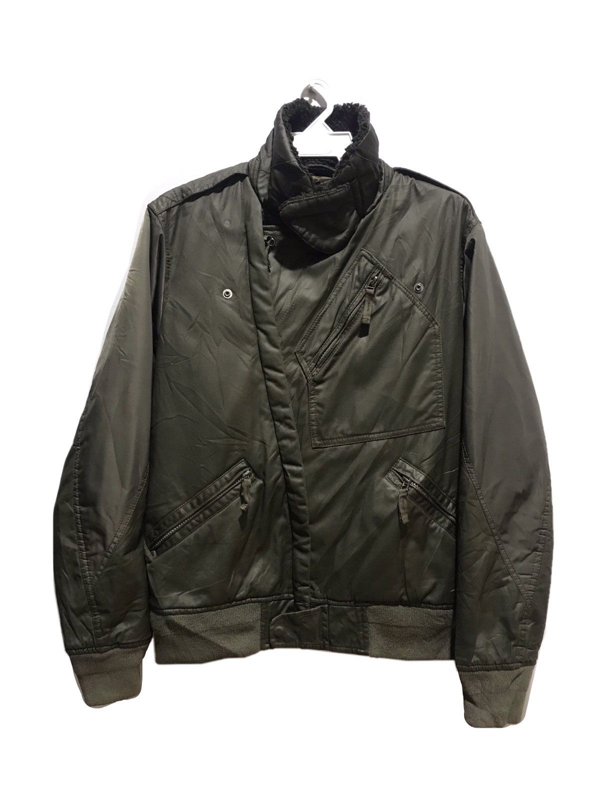ジャケット・アウター Kiminori morishita lether military jkt Kiminori morishita lether military jkt