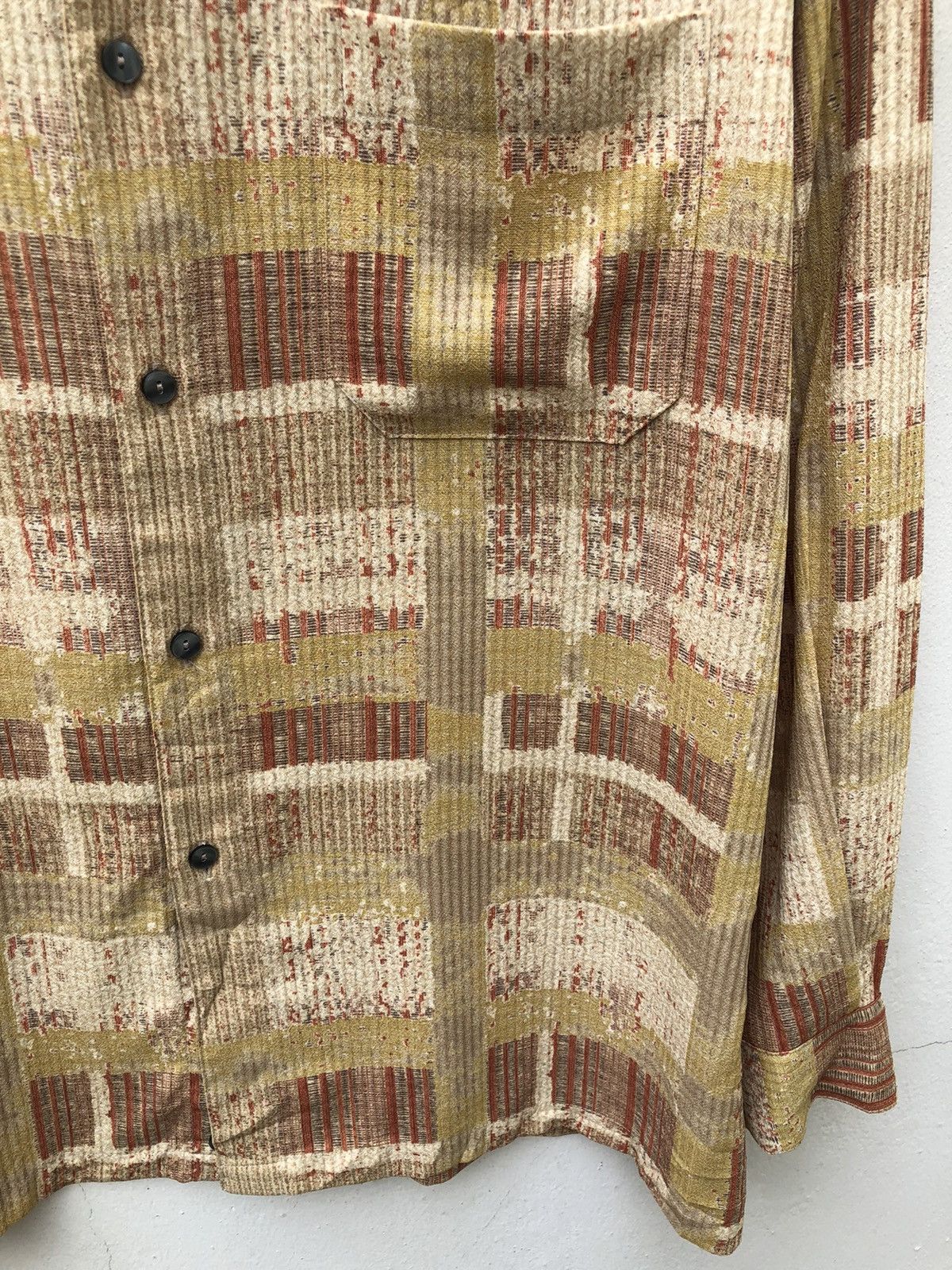Carven Carven Paris Abstract Print Long Sleeve Shirt Size US L / EU 52-54 / 3 - 5 Thumbnail