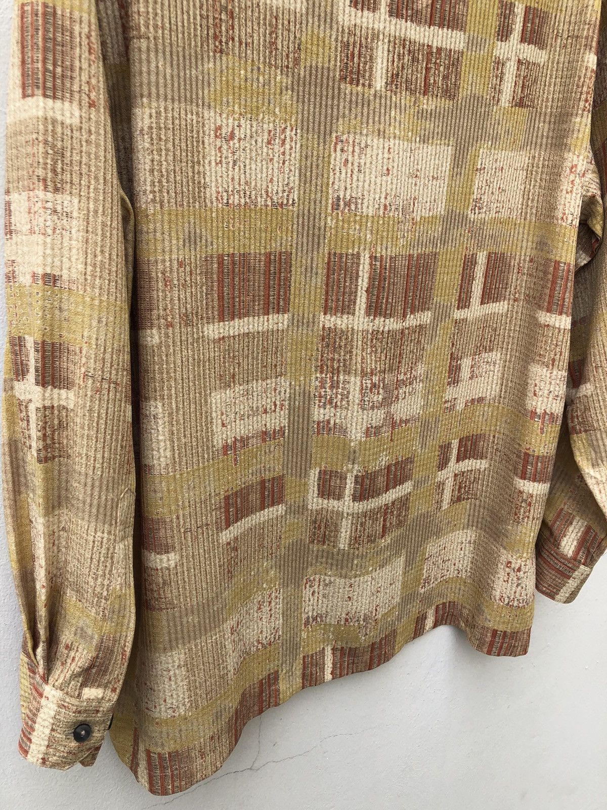 Carven Carven Paris Abstract Print Long Sleeve Shirt Size US L / EU 52-54 / 3 - 9 Thumbnail