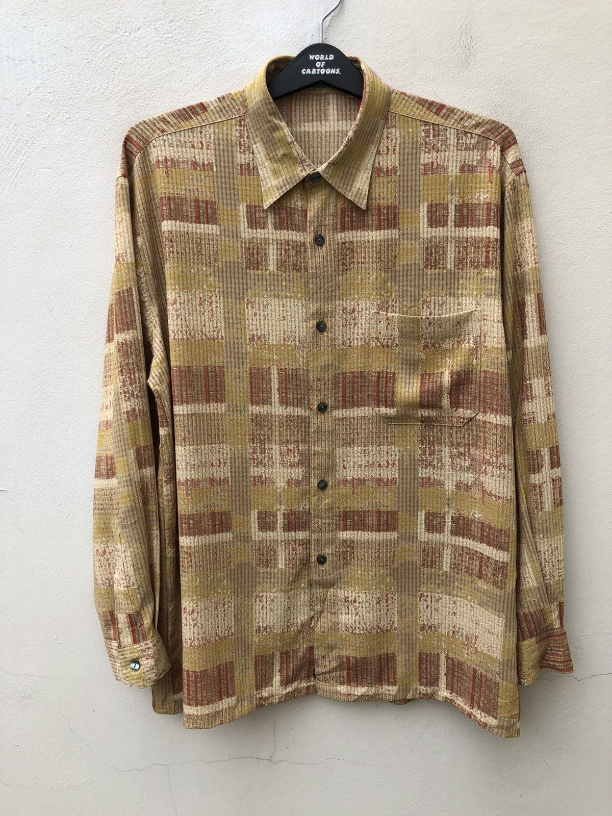 Carven Carven Paris Abstract Print Long Sleeve Shirt Size US L / EU 52-54 / 3 - 1 Thumbnail