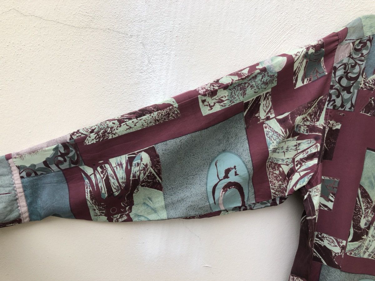 Art Comes First Vintage Context Japan Abstract Art Silk Shirt Size US L / EU 52-54 / 3 - 6 Thumbnail