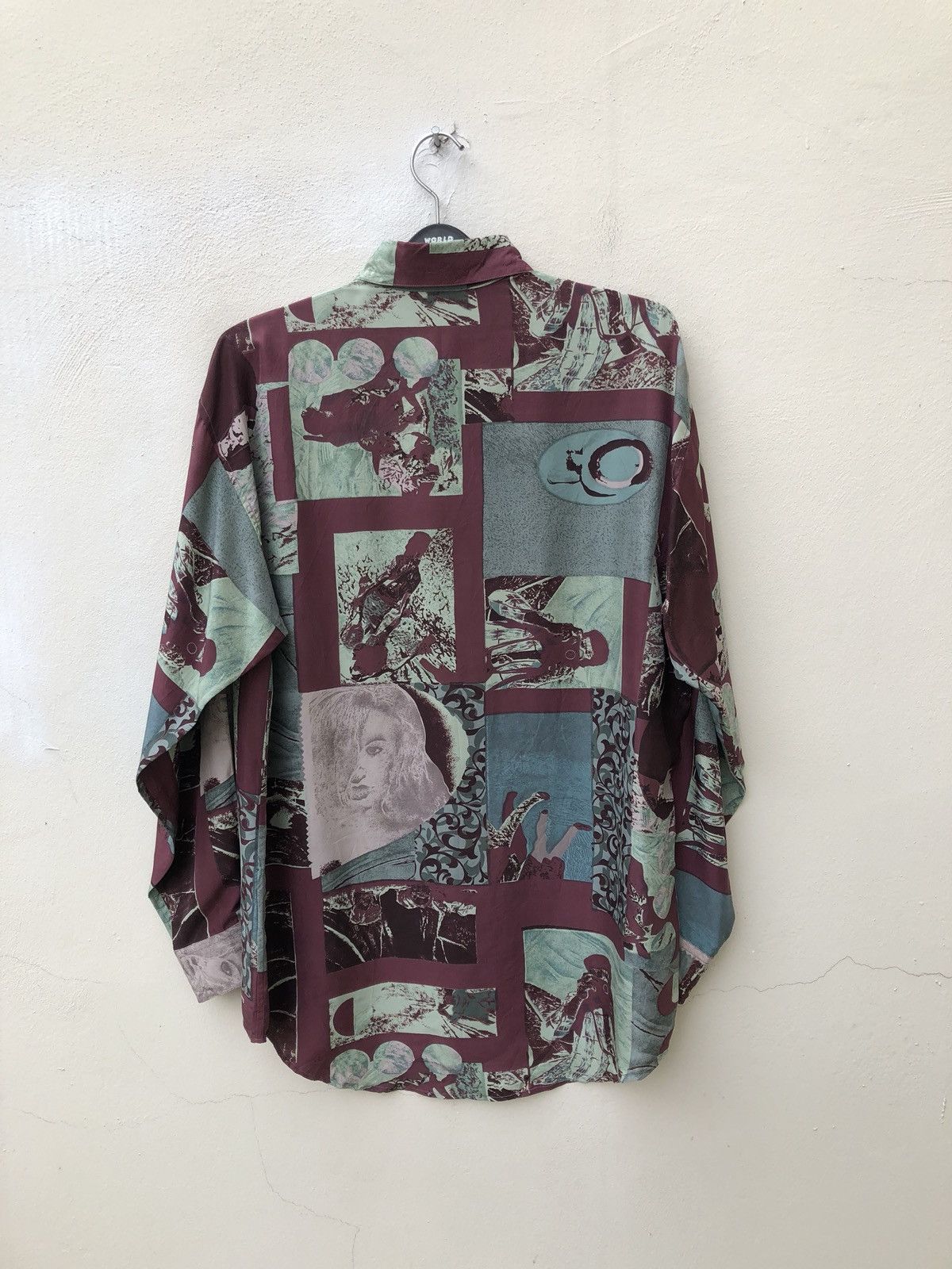 Art Comes First Vintage Context Japan Abstract Art Silk Shirt Size US L / EU 52-54 / 3 - 8 Thumbnail