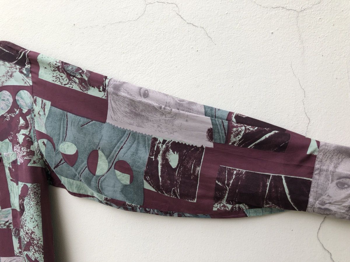 Art Comes First Vintage Context Japan Abstract Art Silk Shirt Size US L / EU 52-54 / 3 - 7 Thumbnail