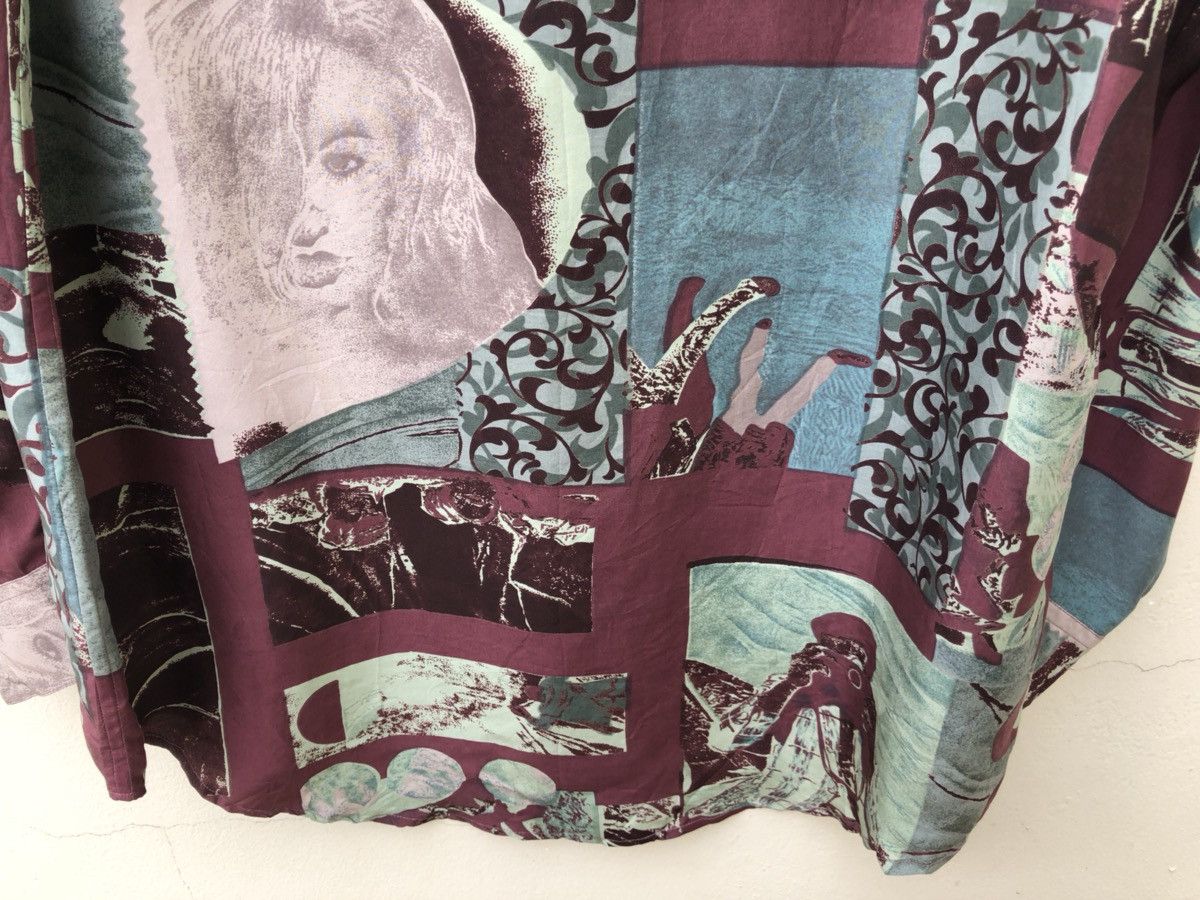 Art Comes First Vintage Context Japan Abstract Art Silk Shirt Size US L / EU 52-54 / 3 - 10 Thumbnail