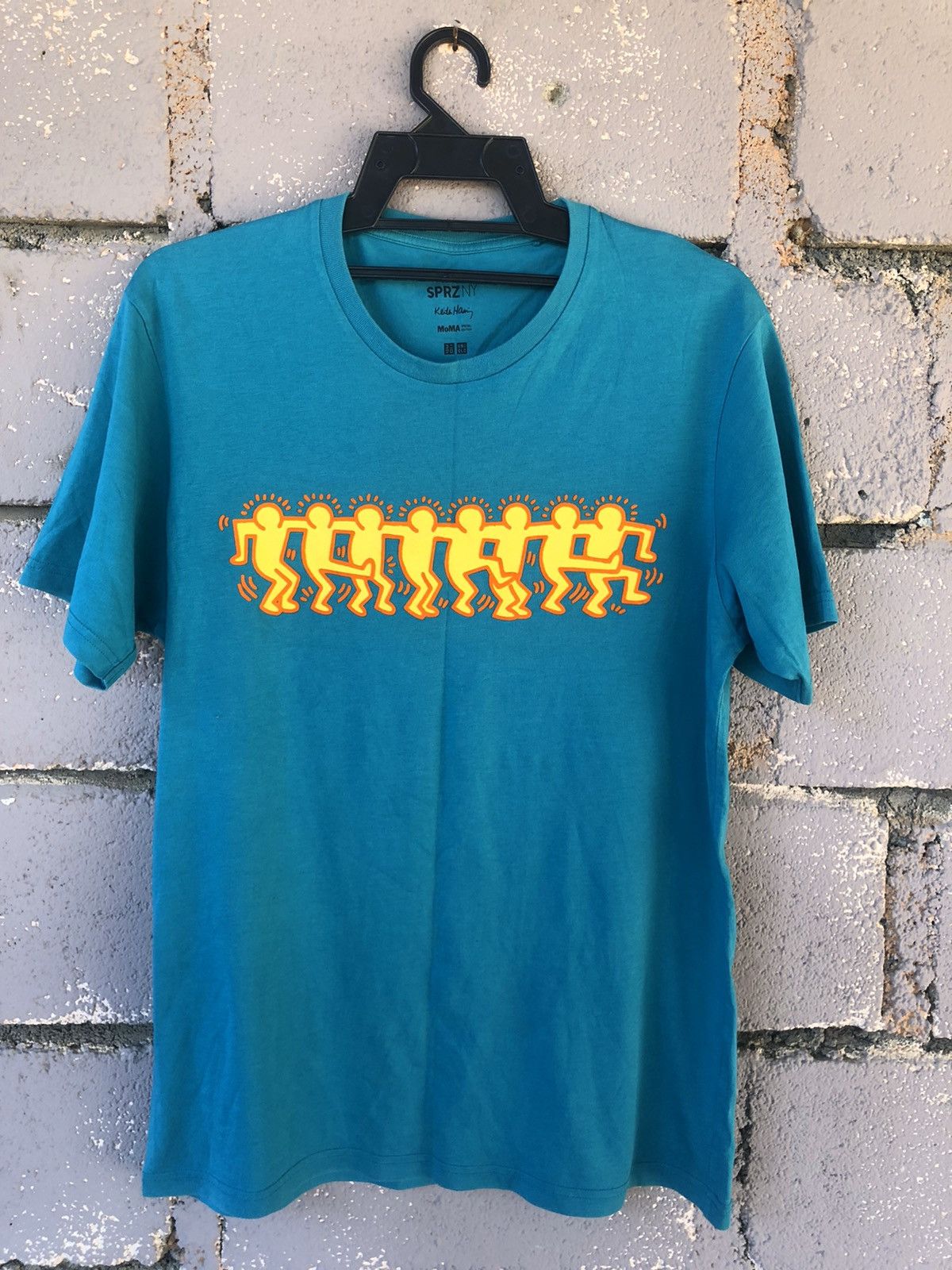 image of Ska Dancing Pop Art Style Shirt in Green, Men's (Size Large)