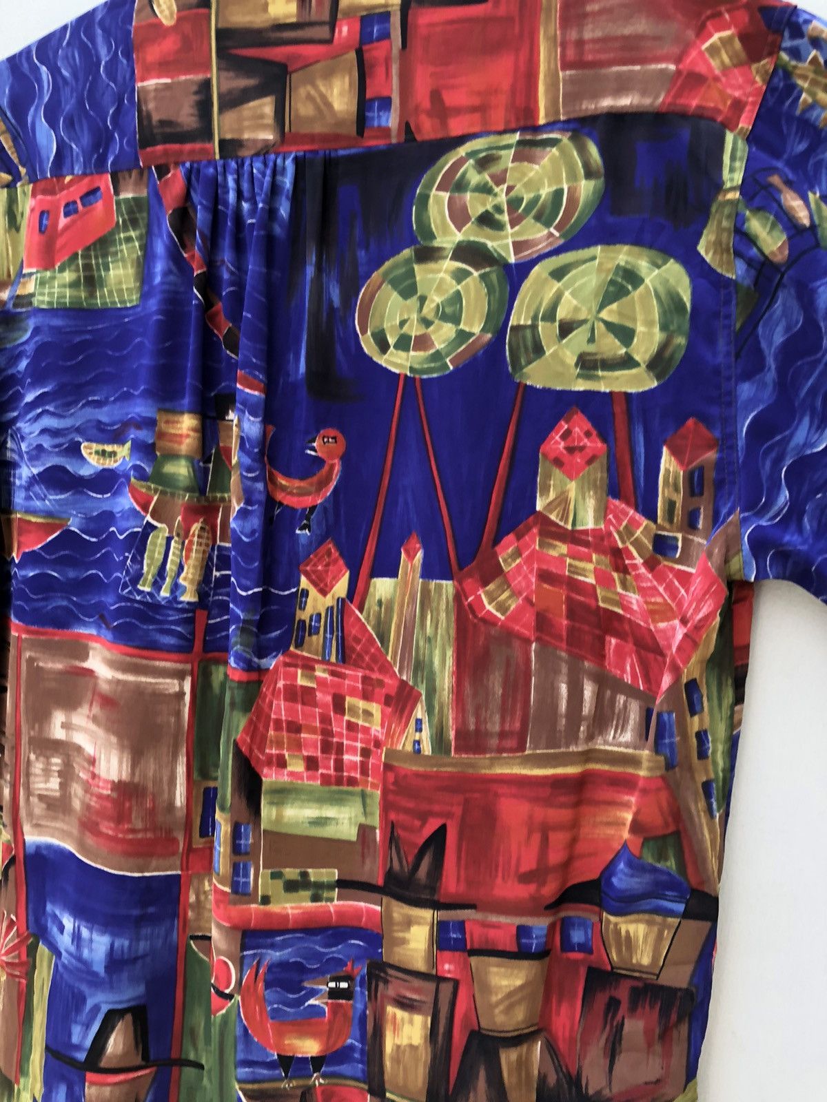 Art Comes First 90s Bagnarsi Gardino Made in Japan Abstract Art LS Shirt Size US L / EU 52-54 / 3 - 15 Thumbnail