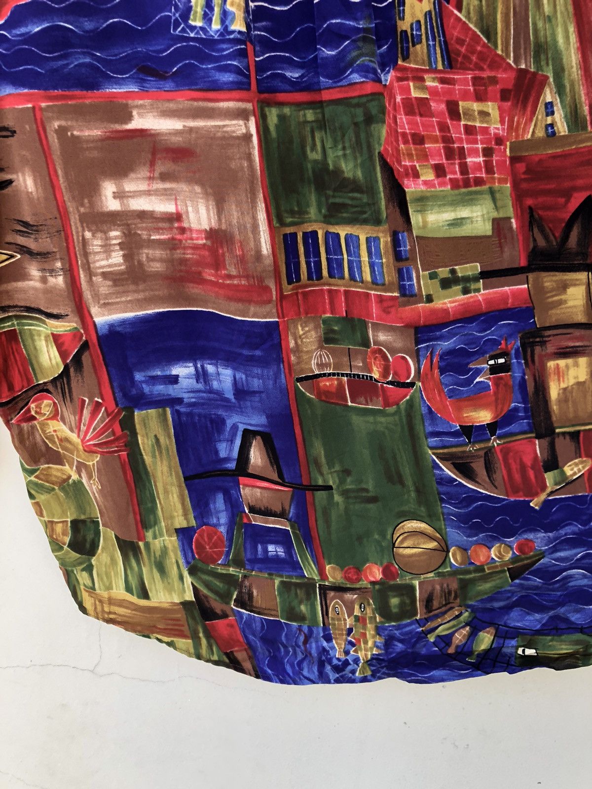 Art Comes First 90s Bagnarsi Gardino Made in Japan Abstract Art LS Shirt Size US L / EU 52-54 / 3 - 16 Thumbnail