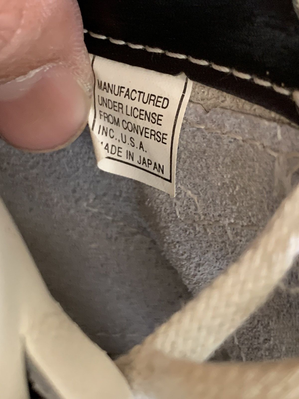 Converse VTG 1990s LONE STAR LEATHER CONVERSE MADE JAPAN SHOES Size US 7.5 / EU 40-41 - 8 Thumbnail