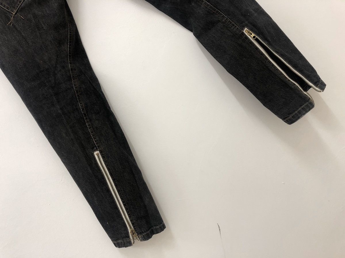 PPFM Rare Vintage PPFM Japan Punk Bondage Zipped Denim Pant Size US 31 - 4 Thumbnail