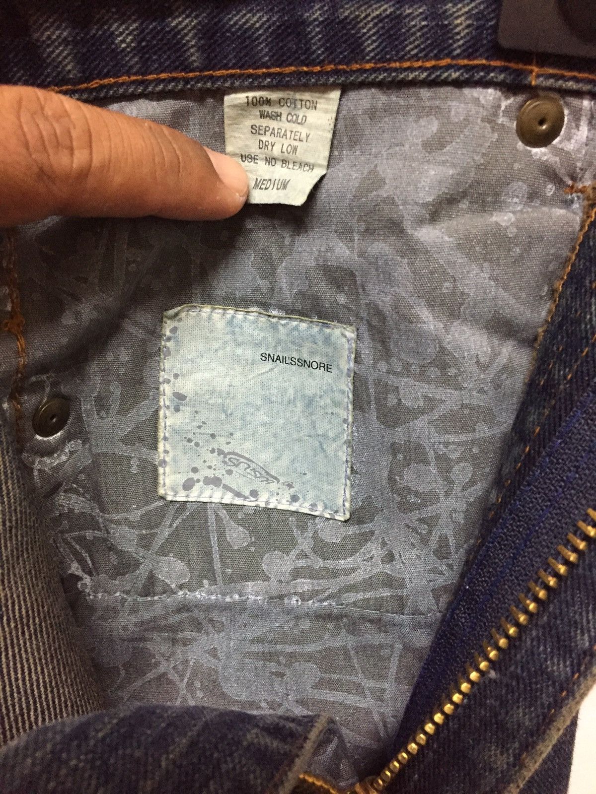 Designer × Japanese Brand Japanese Snail'ssnore Paint Painter Splashed All Over Denim Size US 32 / EU 48 - 10 Thumbnail