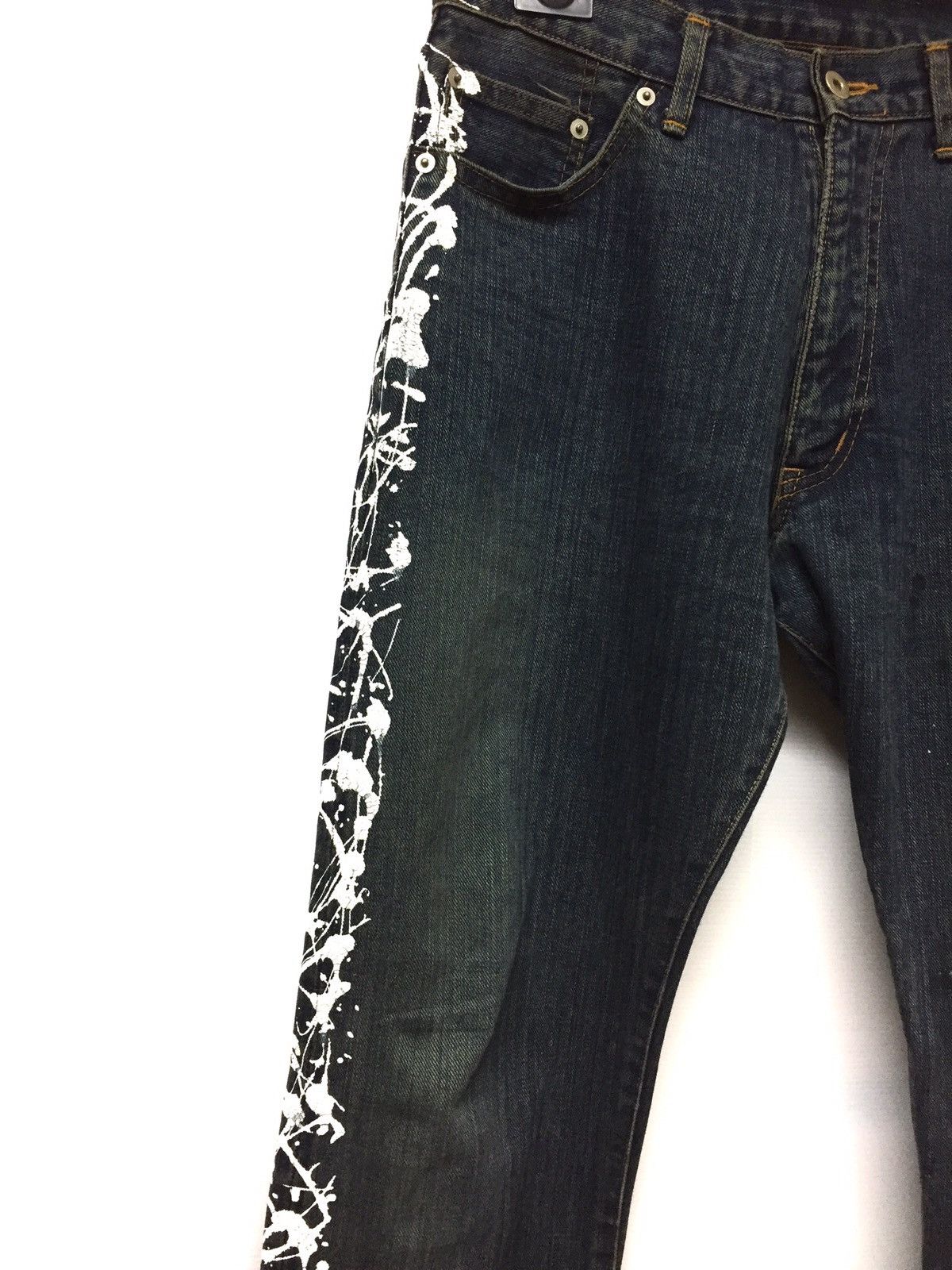 Designer × Japanese Brand Japanese Snail'ssnore Paint Painter Splashed All Over Denim Size US 32 / EU 48 - 7 Thumbnail