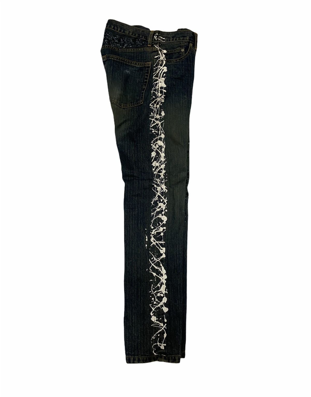 Designer × Japanese Brand Japanese Snail'ssnore Paint Painter Splashed All Over Denim Size US 32 / EU 48 - 3 Thumbnail