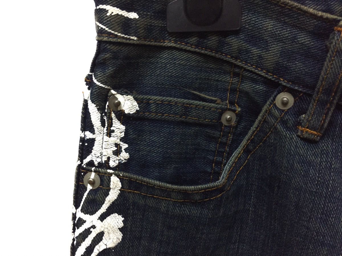 Designer × Japanese Brand Japanese Snail'ssnore Paint Painter Splashed All Over Denim Size US 32 / EU 48 - 9 Thumbnail