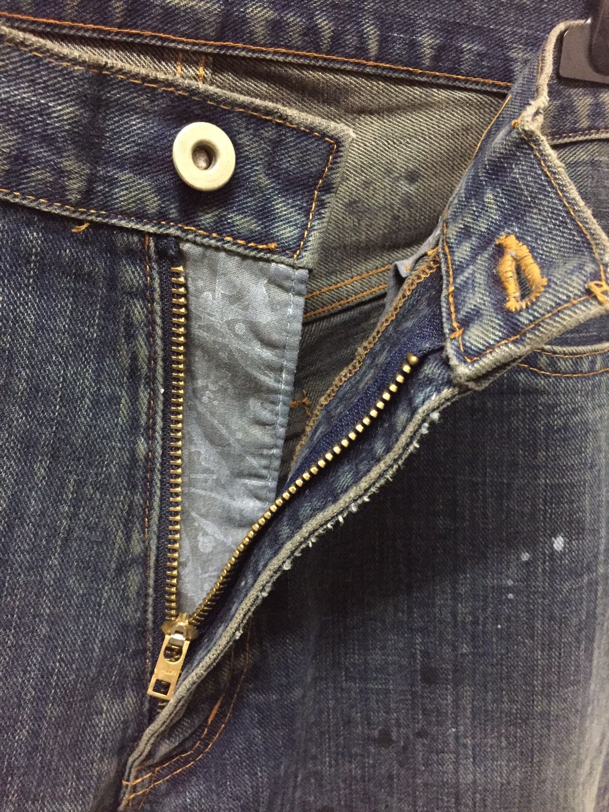 Designer × Japanese Brand Japanese Snail'ssnore Paint Painter Splashed All Over Denim Size US 32 / EU 48 - 8 Thumbnail