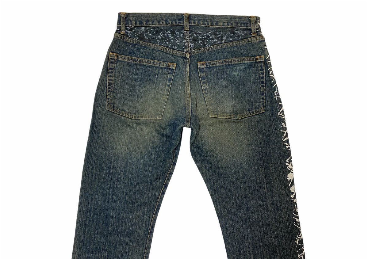 Designer × Japanese Brand Japanese Snail'ssnore Paint Painter Splashed All Over Denim Size US 32 / EU 48 - 6 Thumbnail
