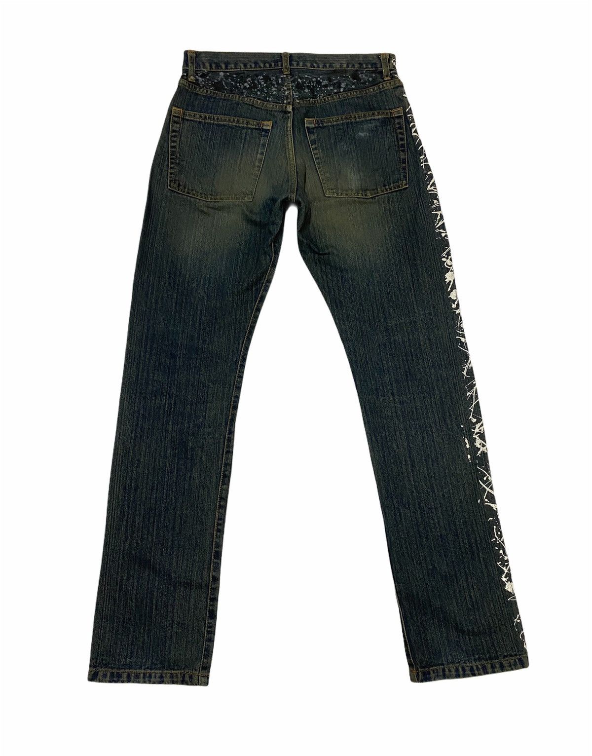 Designer × Japanese Brand Japanese Snail'ssnore Paint Painter Splashed All Over Denim Size US 32 / EU 48 - 2 Thumbnail