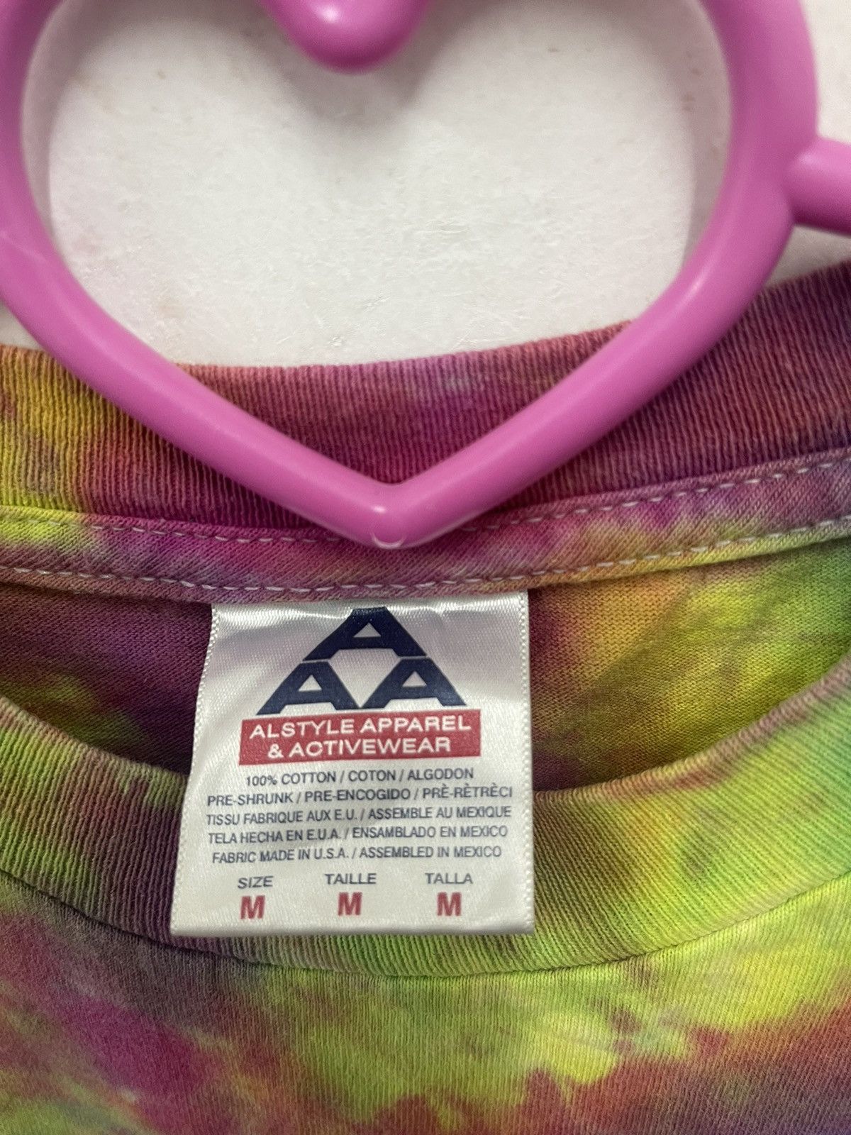 Alstyle Rare Vintage ALSTYLE APPAREL ACTIVEWEAR Triple A Tie Dye Tee Size US M / EU 48-50 / 2 - 2 Thumbnail