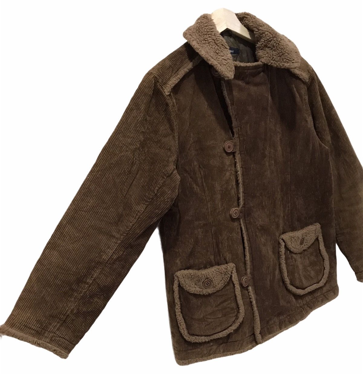 Japanese Brand SHEARLING CORDUROY JACKET BY JAPAN BRAND SUN VALLEY Size US S / EU 44-46 / 1 - 6 Thumbnail
