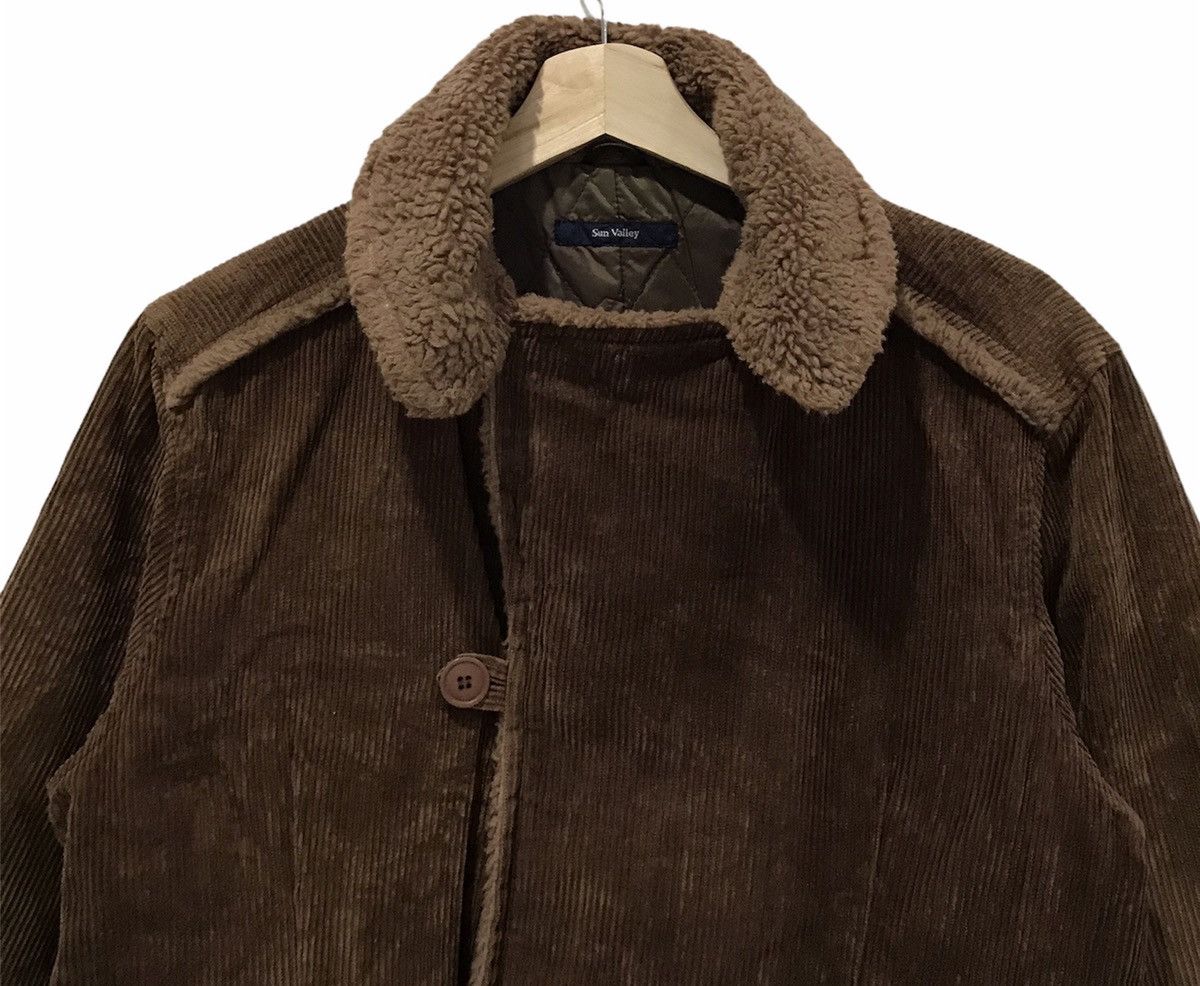 Japanese Brand SHEARLING CORDUROY JACKET BY JAPAN BRAND SUN VALLEY Size US S / EU 44-46 / 1 - 5 Thumbnail