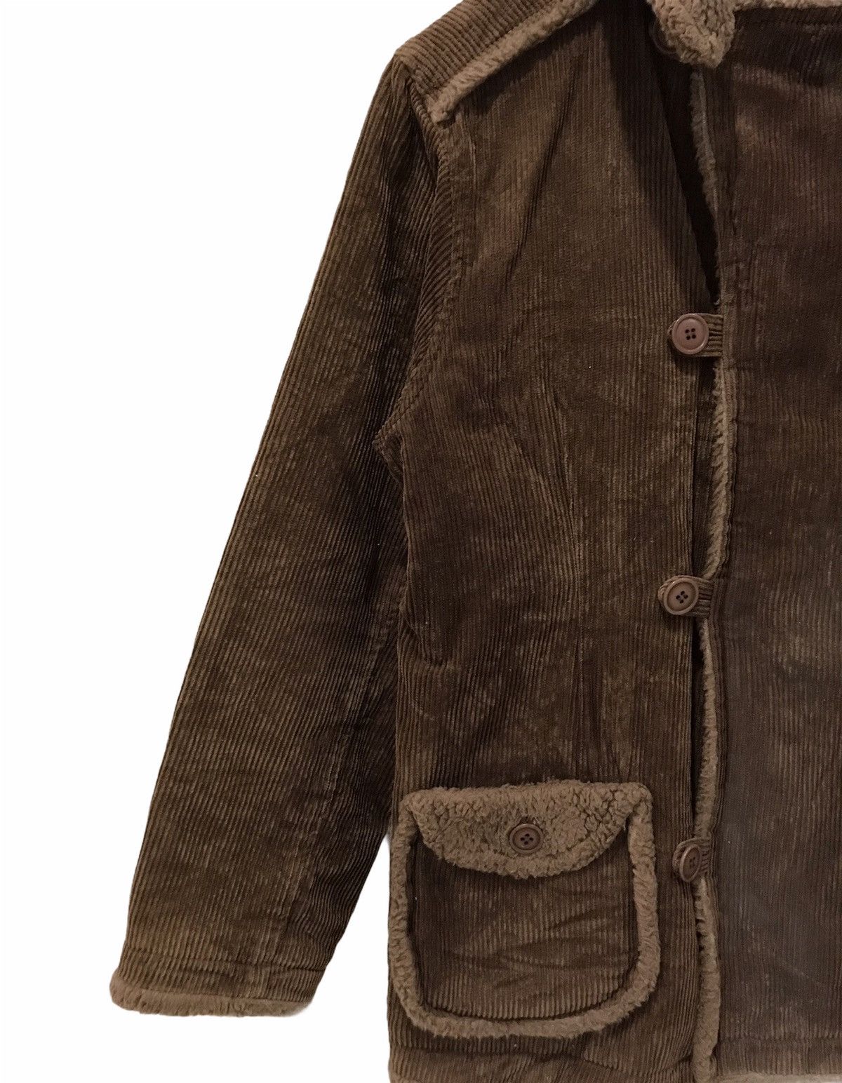 Japanese Brand SHEARLING CORDUROY JACKET BY JAPAN BRAND SUN VALLEY Size US S / EU 44-46 / 1 - 4 Thumbnail