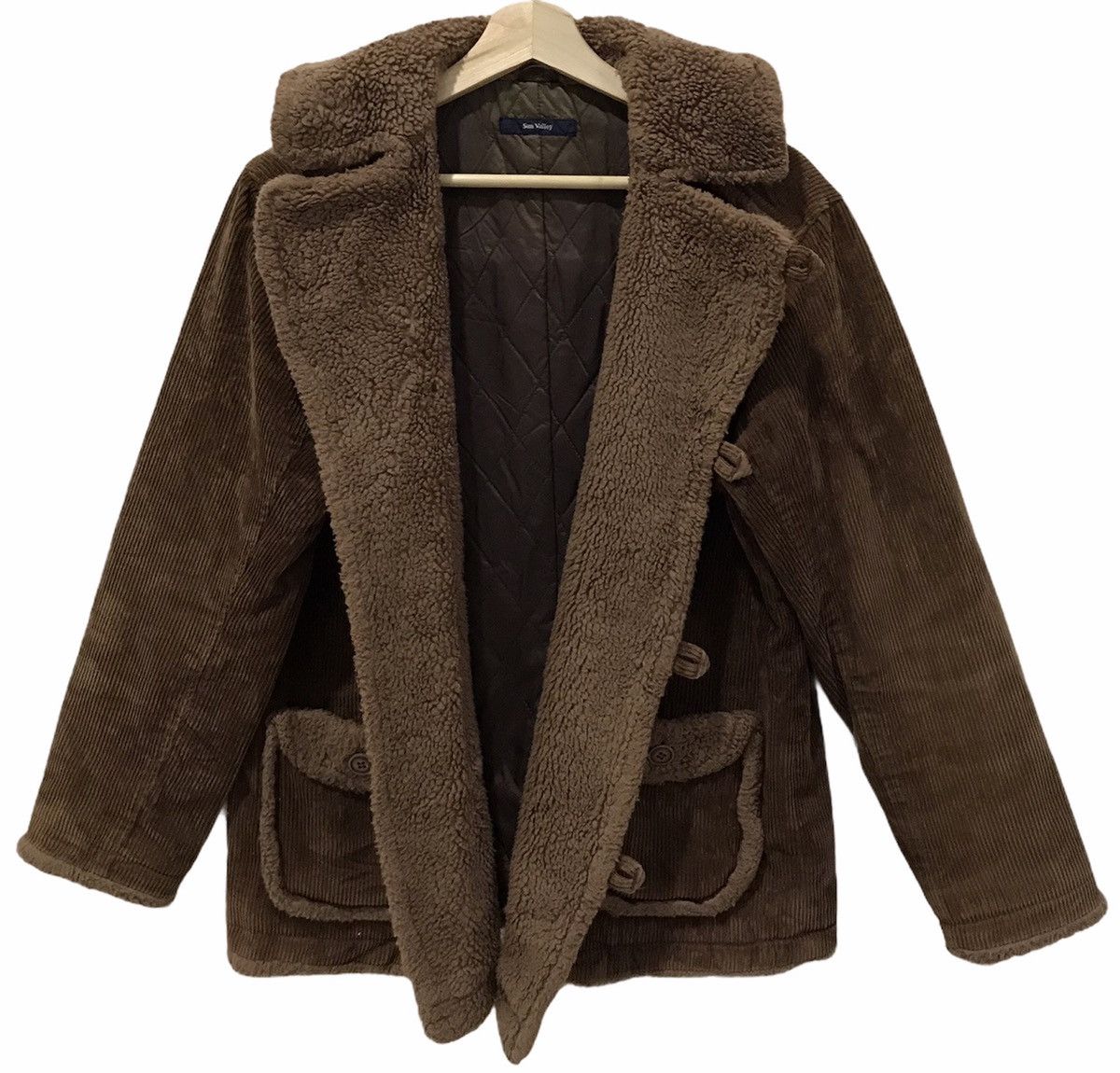 Japanese Brand SHEARLING CORDUROY JACKET BY JAPAN BRAND SUN VALLEY Size US S / EU 44-46 / 1 - 2 Thumbnail