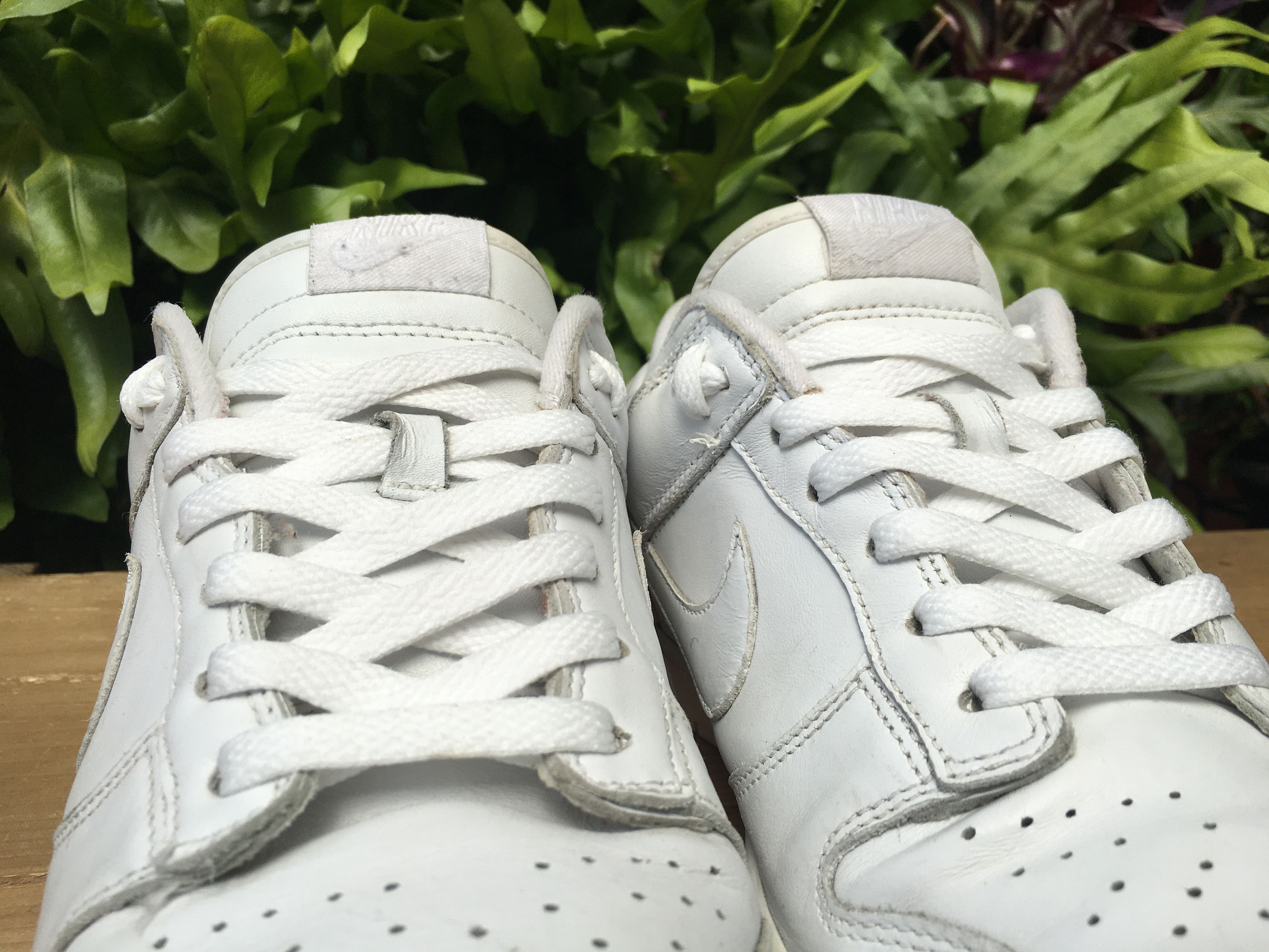 Nike 🔥 Rare Vintage Nike Dunk Low Triple White 2005 Size US 10 / EU 43 - 11 Thumbnail
