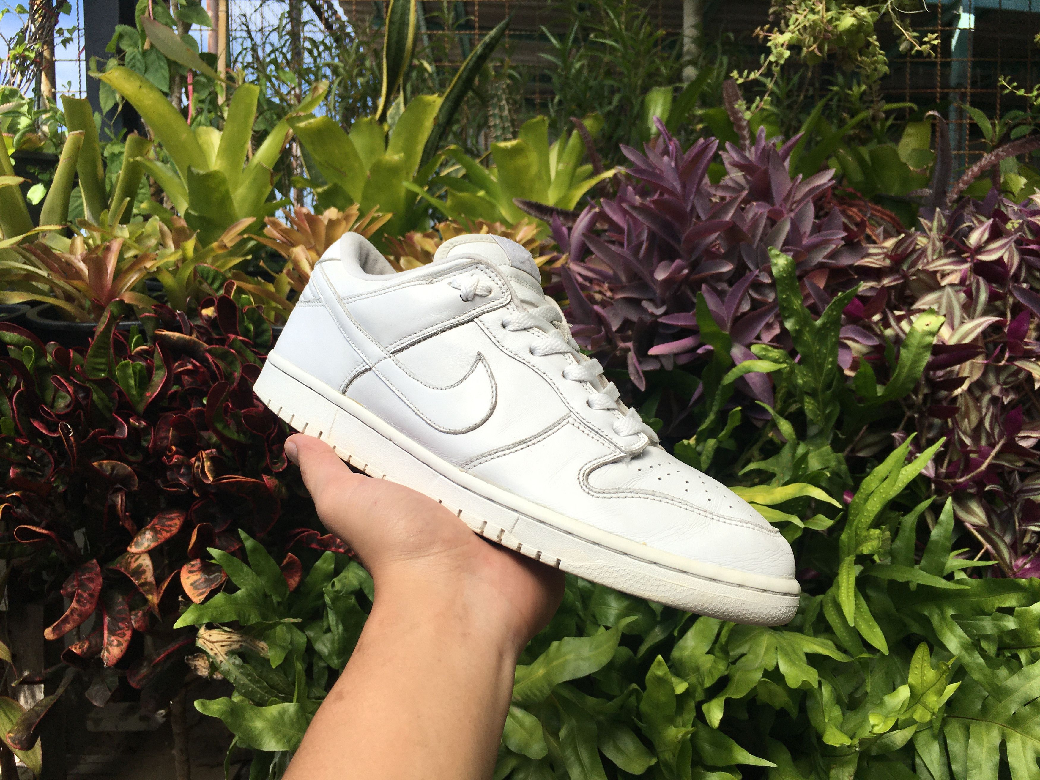 🔥 Rare Vintage Nike Dunk Low Triple White 2005