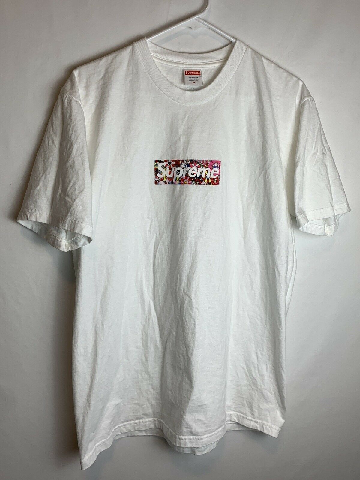 image of Supreme Takashi Murakami Relief Fund 2020 White T-Shirt, Men's (Size Medium)