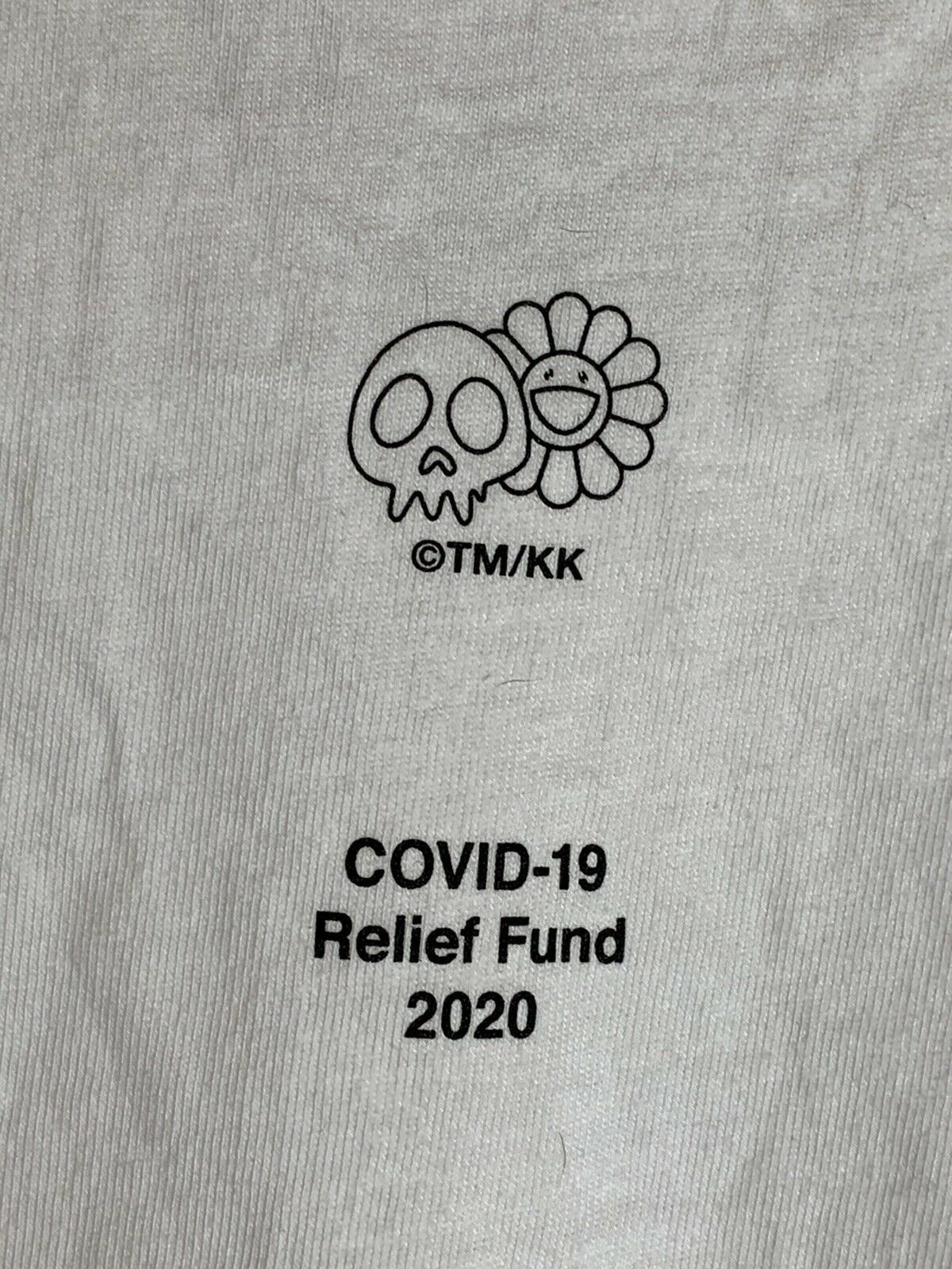 Supreme Supreme Takashi Murakami Relief Fund 2020 White T-Shirt Size US M / EU 48-50 / 2 - 6 Thumbnail