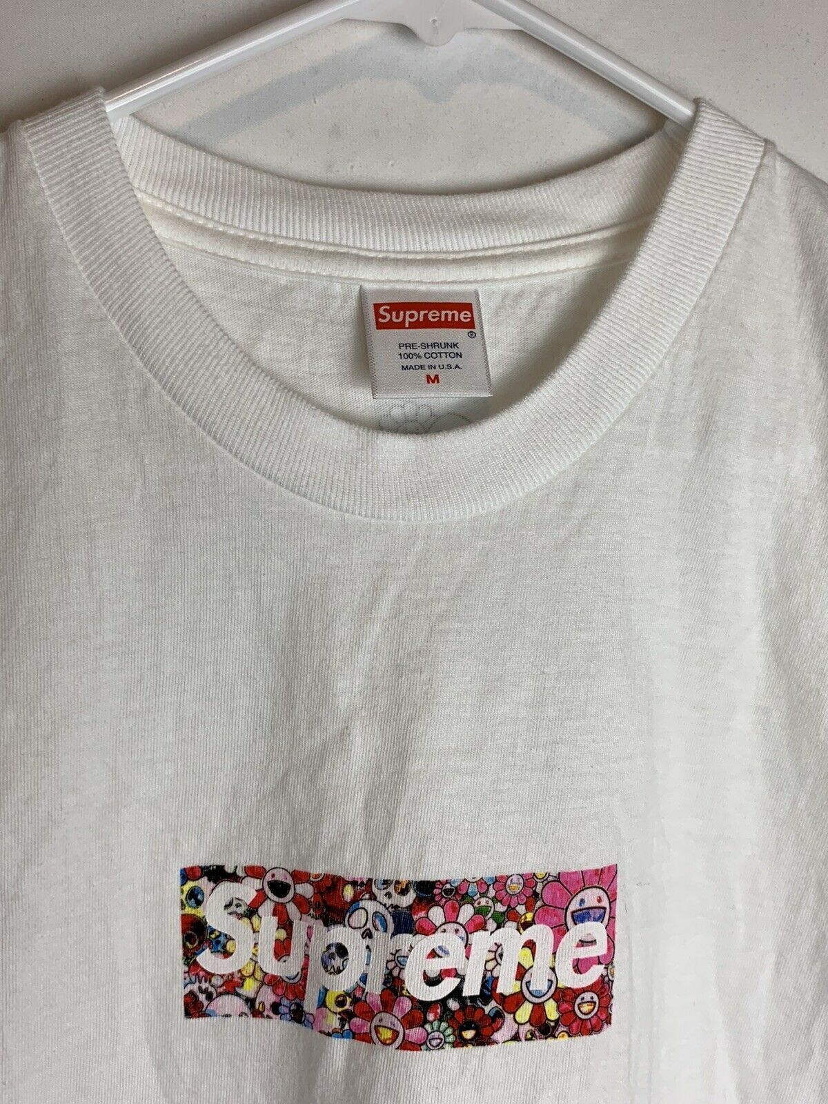 Supreme Supreme Takashi Murakami Relief Fund 2020 White T-Shirt Size US M / EU 48-50 / 2 - 5 Thumbnail