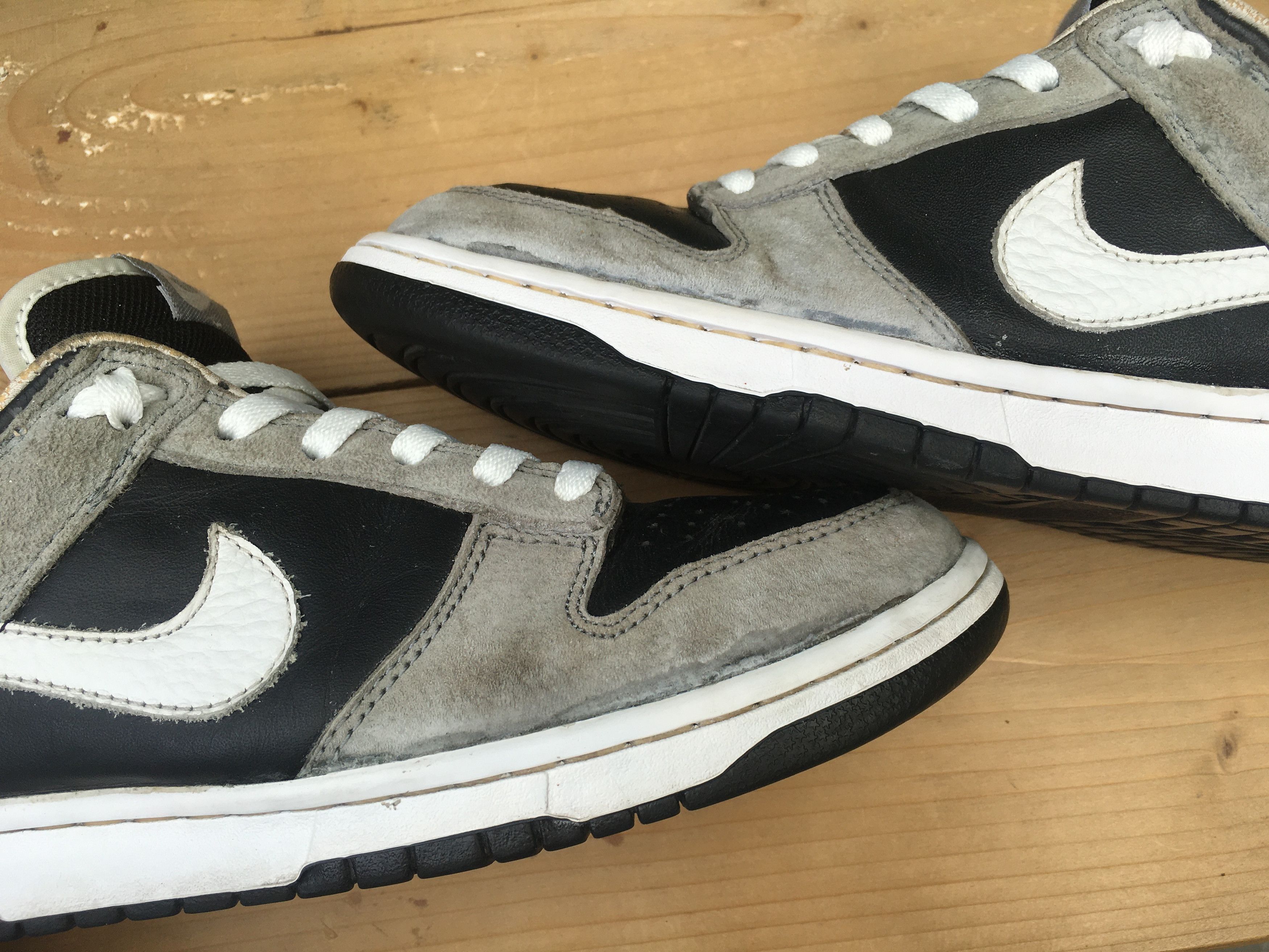 Nike × Vintage 🔥 Nike Dunk Low Black Stealth 2004 Rare Size US 9.5 / EU 42-43 - 14 Thumbnail