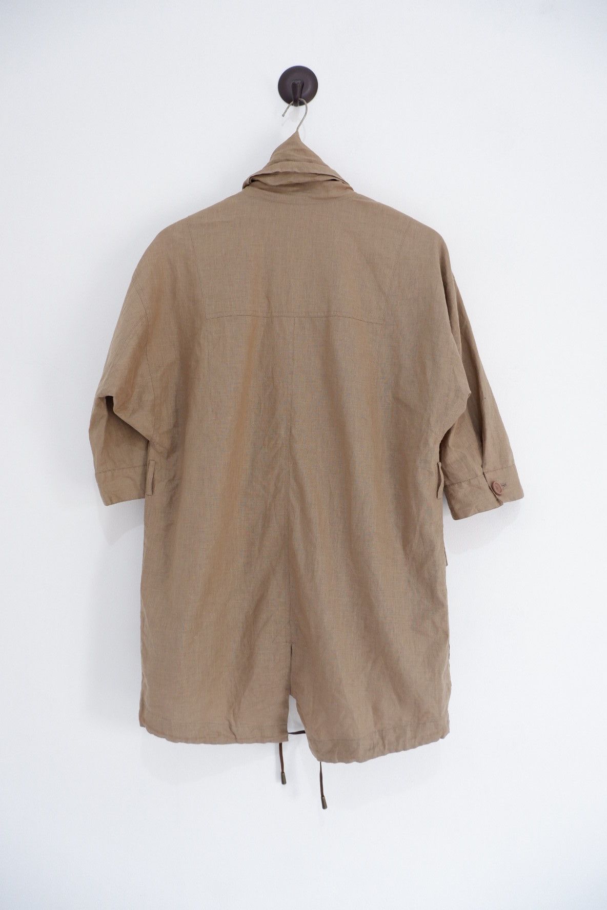 Brunello Cucinelli Brunello Cucinelli 3/4 Sleeve Linen Kimono Jacket Size S / US 4 / IT 40 - 2 Thumbnail