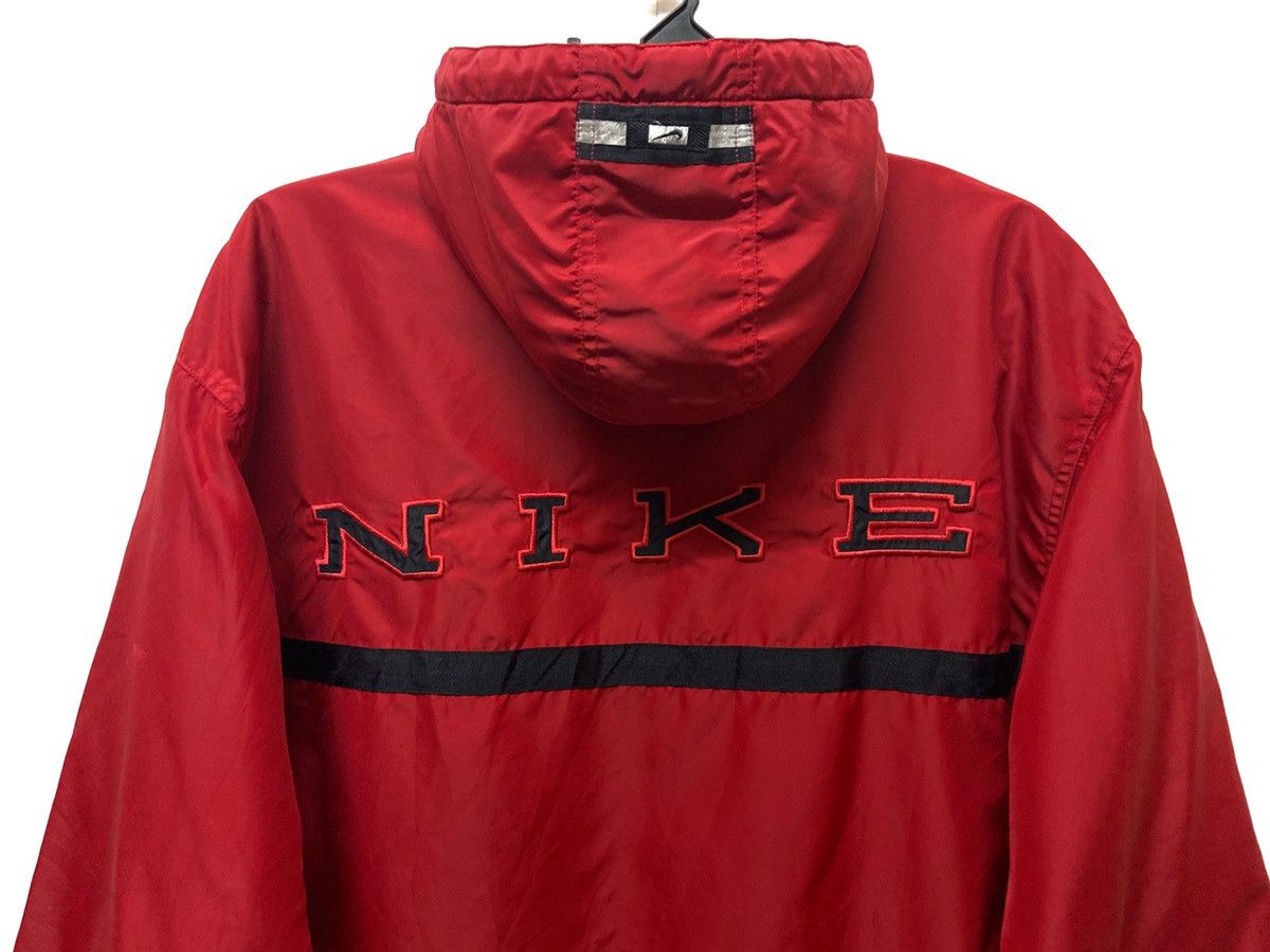 Nike × Vintage 90's NIKE BIG LOGO EMBROIDERY SPELLOUT JACKET WITH HOODIES Size US L / EU 52-54 / 3 - 6 Thumbnail