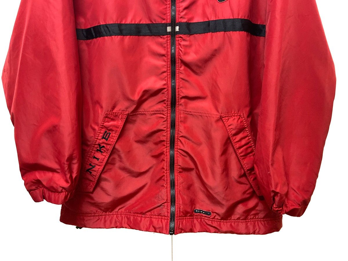 Nike × Vintage 90's NIKE BIG LOGO EMBROIDERY SPELLOUT JACKET WITH HOODIES Size US L / EU 52-54 / 3 - 5 Thumbnail