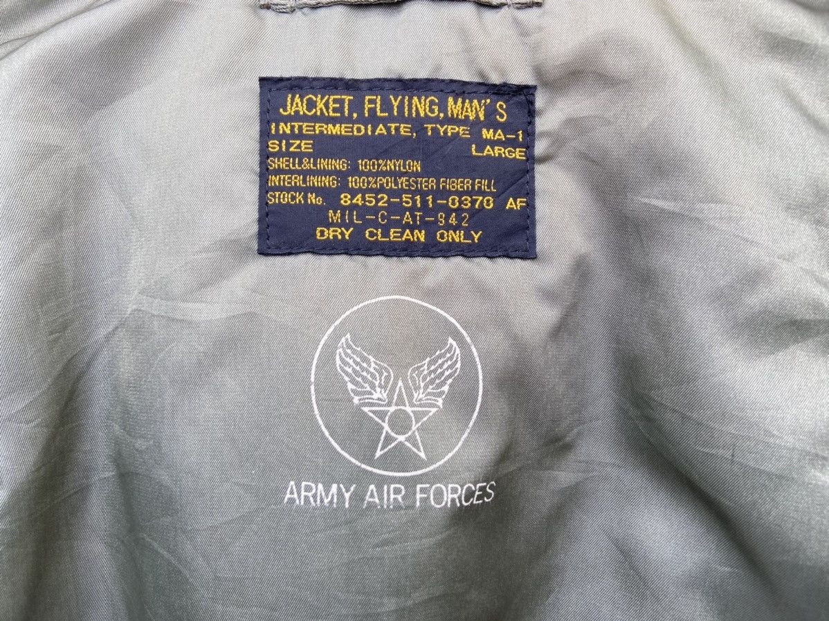 Avirex Rare🔥90's Avirex Army Air Forces Bomber Jacket Type MA-1 Size US L / EU 52-54 / 3 - 11 Thumbnail