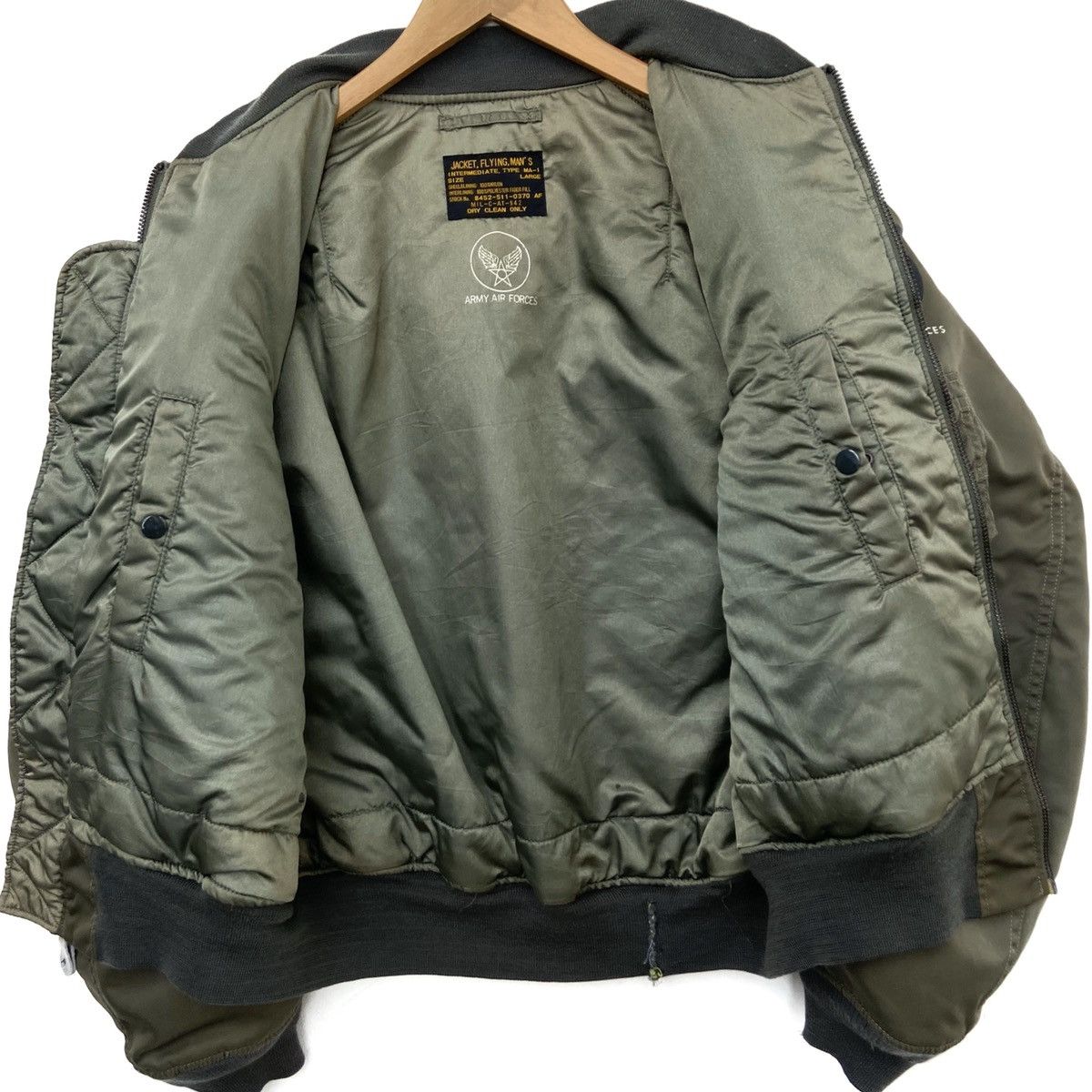Avirex Rare🔥90's Avirex Army Air Forces Bomber Jacket Type MA-1 Size US L / EU 52-54 / 3 - 3 Thumbnail