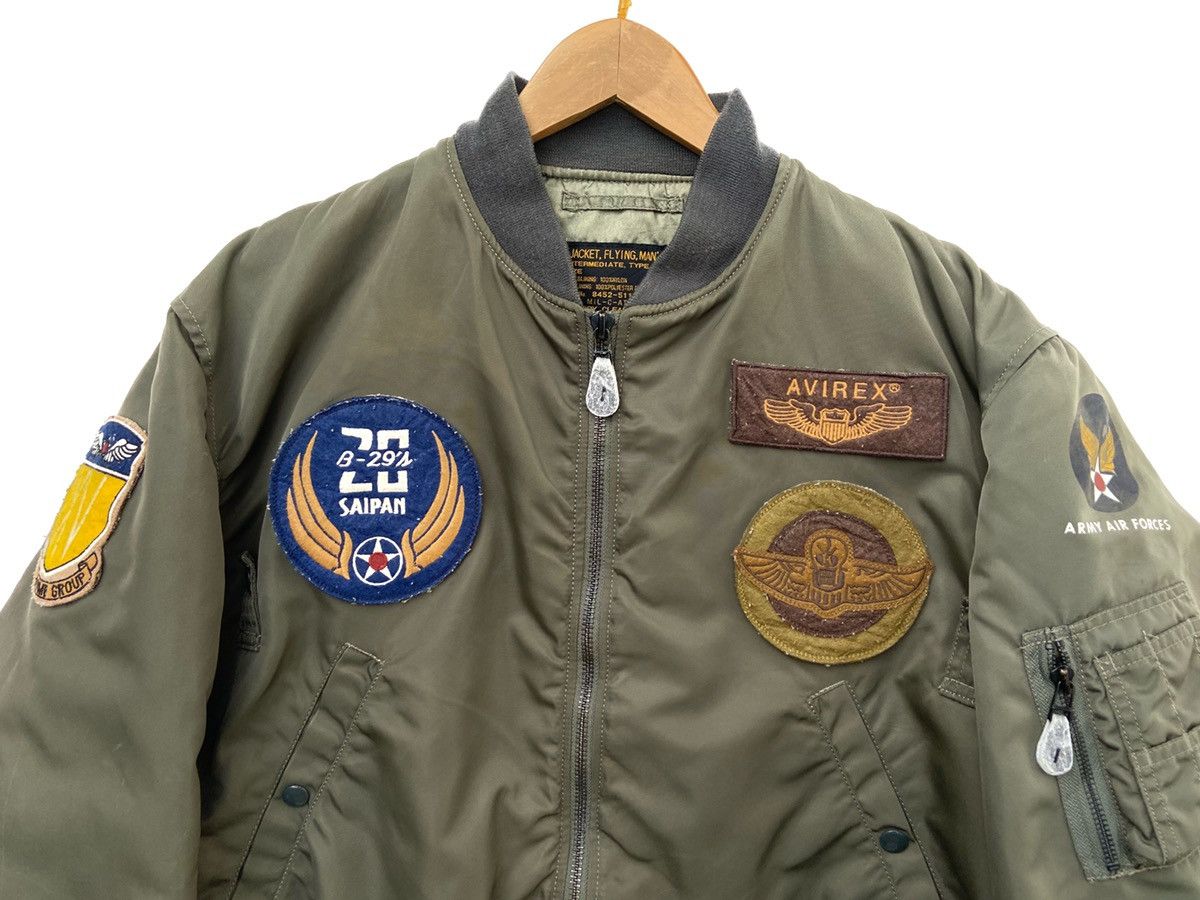 Avirex Rare🔥90's Avirex Army Air Forces Bomber Jacket Type MA-1 Size US L / EU 52-54 / 3 - 4 Thumbnail