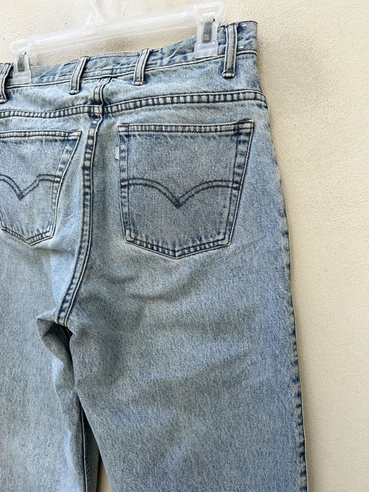 Levi's Vintage 1991 Levi’s Silvertab Light Blue Denim Baggy Jeans Size US 29 - 19 Thumbnail