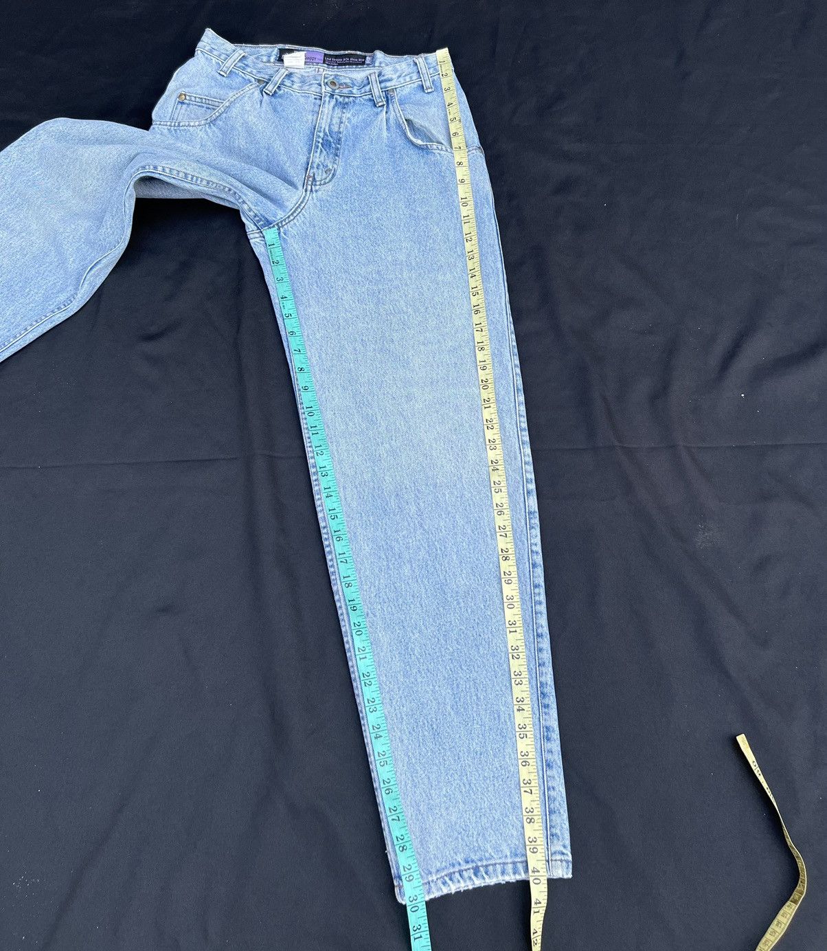 Levi's Vintage 1991 Levi’s Silvertab Light Blue Denim Baggy Jeans Size US 29 - 4 Thumbnail