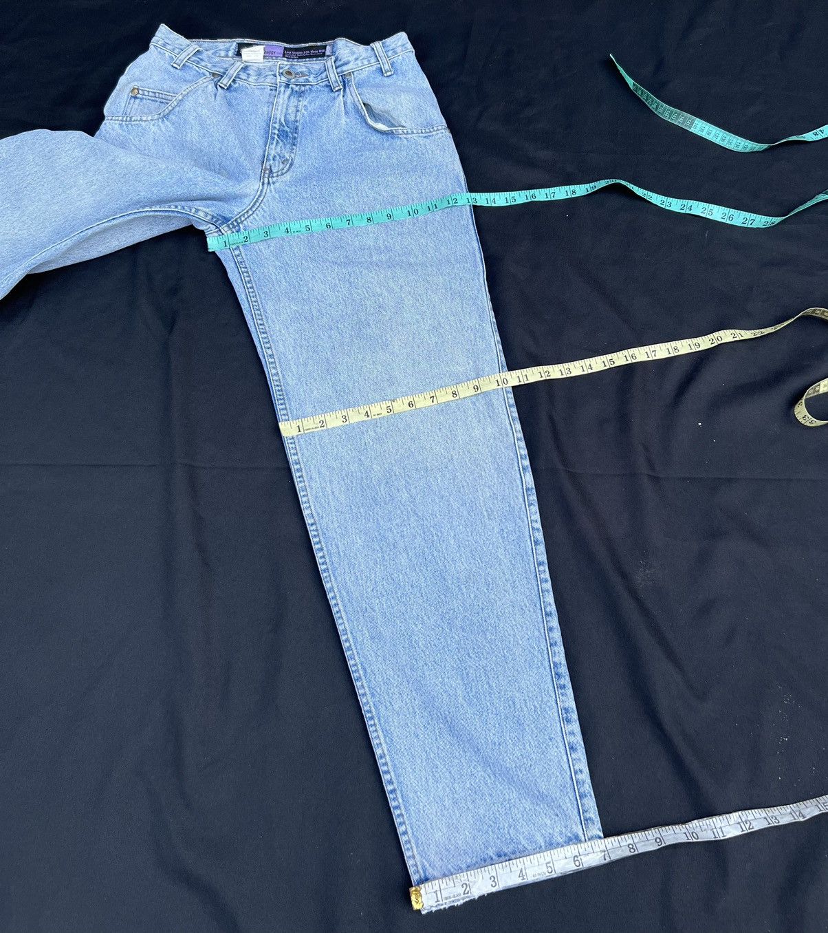 Levi's Vintage 1991 Levi’s Silvertab Light Blue Denim Baggy Jeans Size US 29 - 3 Thumbnail