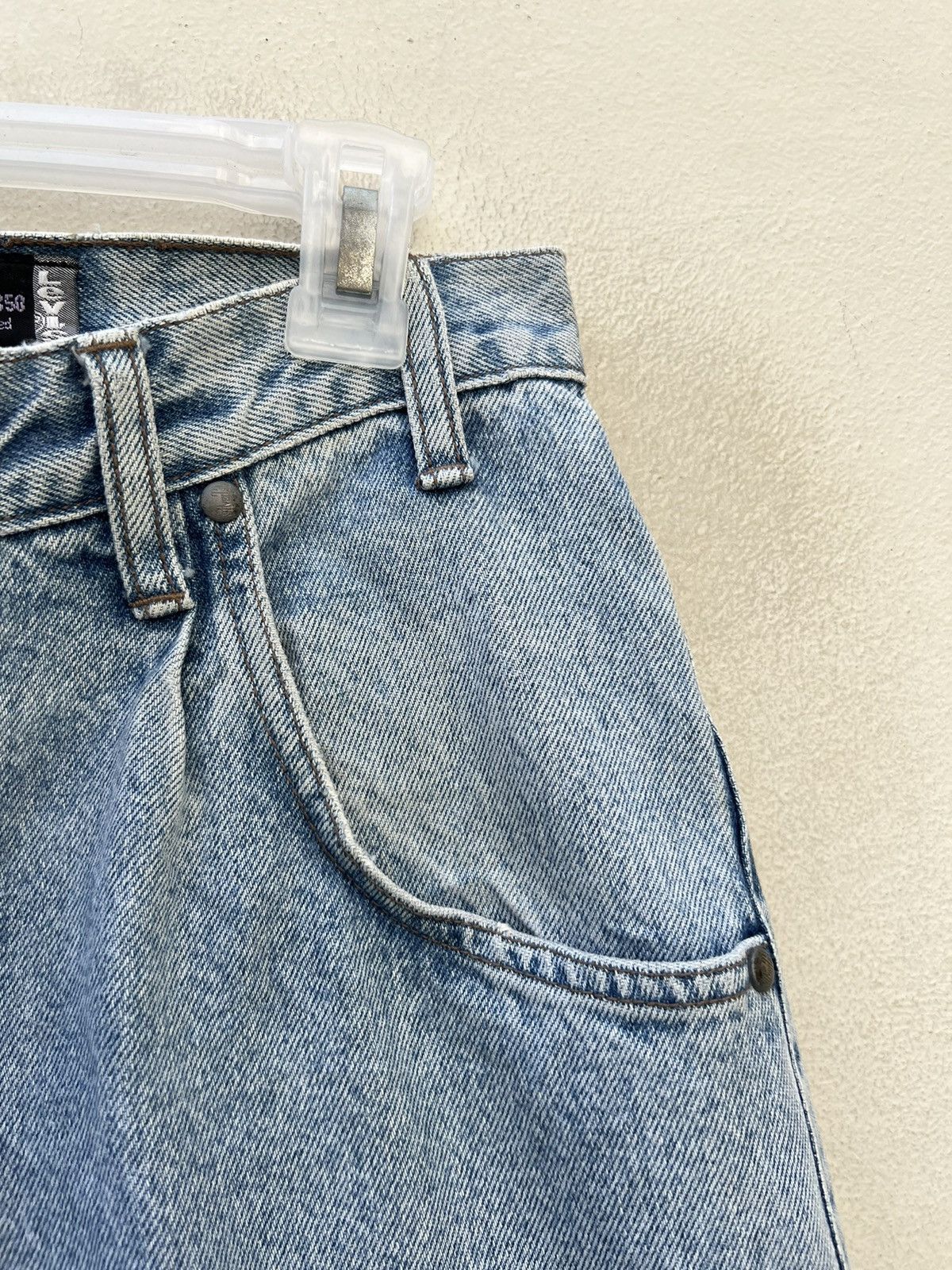 Levi's Vintage 1991 Levi’s Silvertab Light Blue Denim Baggy Jeans Size US 29 - 12 Thumbnail
