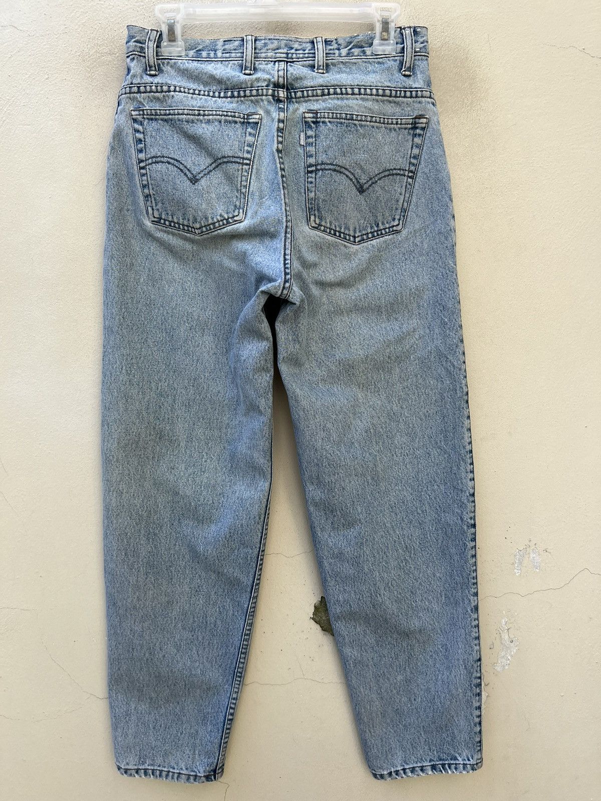 Levi's Vintage 1991 Levi’s Silvertab Light Blue Denim Baggy Jeans Size US 29 - 15 Thumbnail