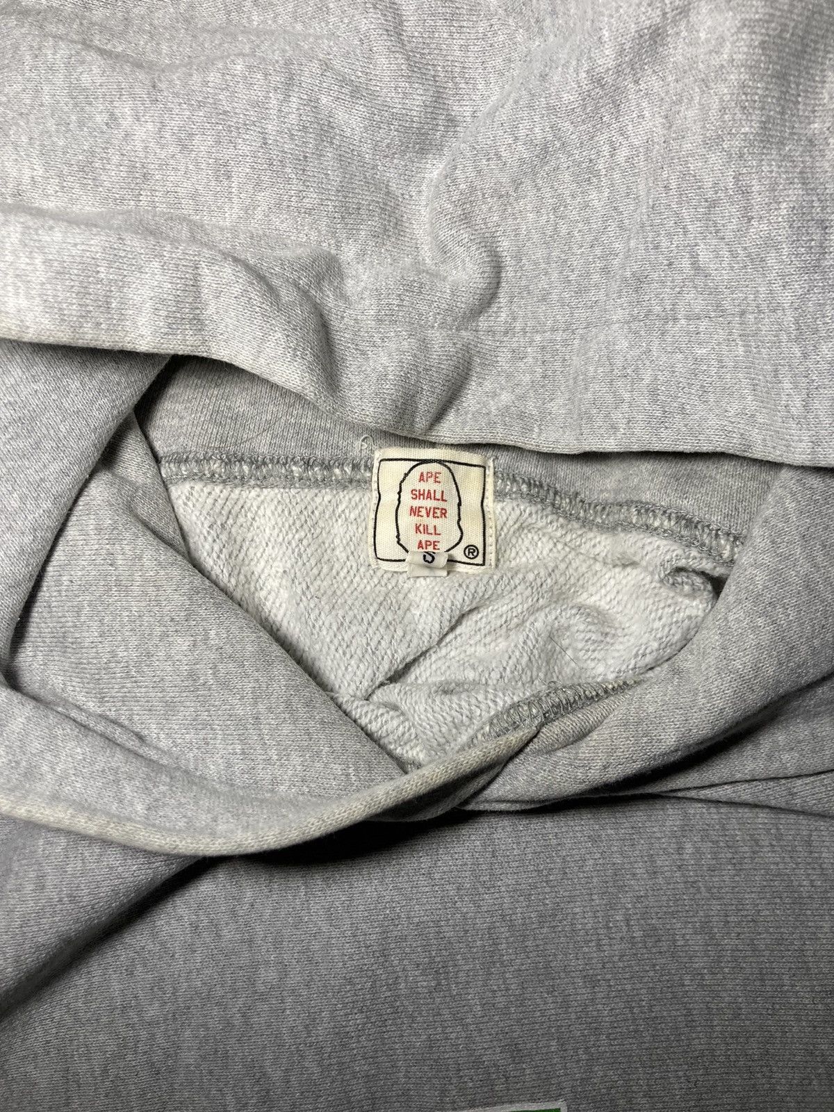 Bape 2005 Bape Sta Logo Sweatshirt Small Gray Green Nigo OG Ape Size US S / EU 44-46 / 1 - 7 Thumbnail
