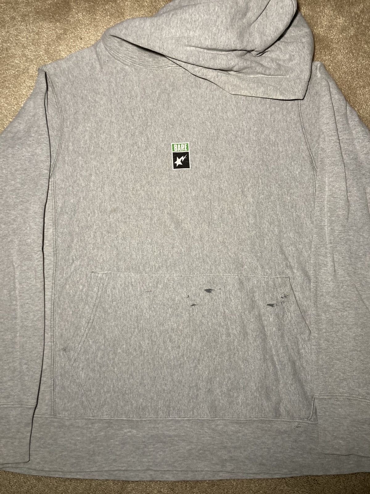 Bape 2005 Bape Sta Logo Sweatshirt Small Gray Green Nigo OG Ape Size US S / EU 44-46 / 1 - 2 Thumbnail