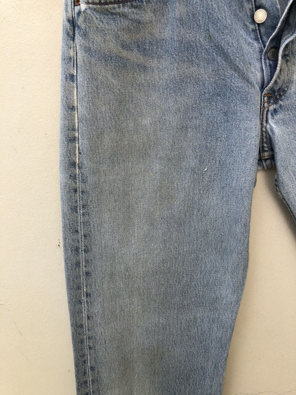Levi's Vintage 2000s Levi’s 501 Jeans Distressed Released Hem Denim Size US 32 / EU 48 - 5 Thumbnail