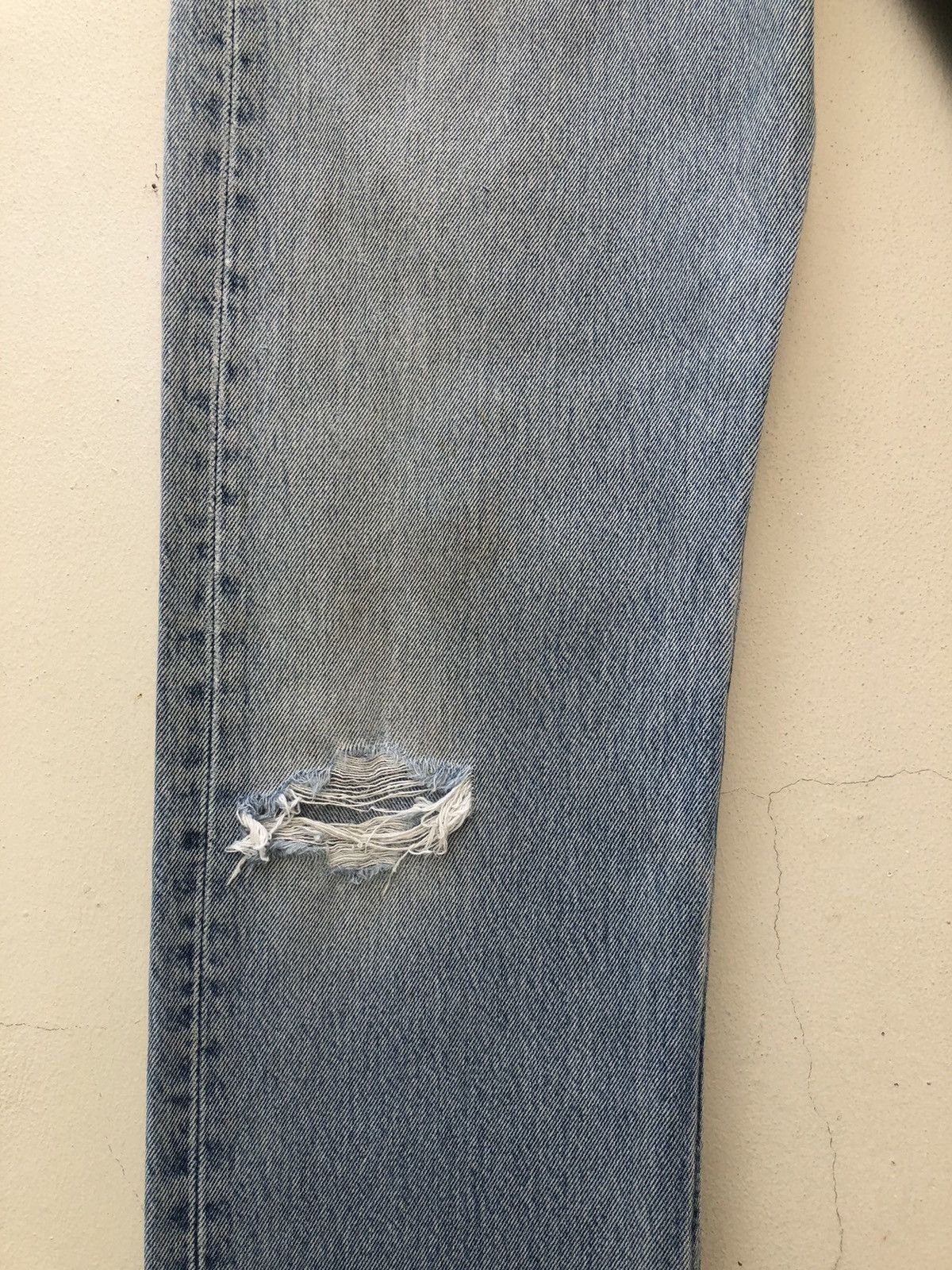 Levi's Vintage 2000s Levi’s 501 Jeans Distressed Released Hem Denim Size US 32 / EU 48 - 6 Thumbnail